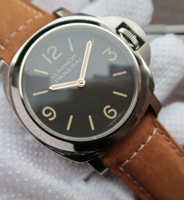 Replica Panerai Luminor PAM390 Brown Leather Strap P.5000 - Elite Watch Atelier