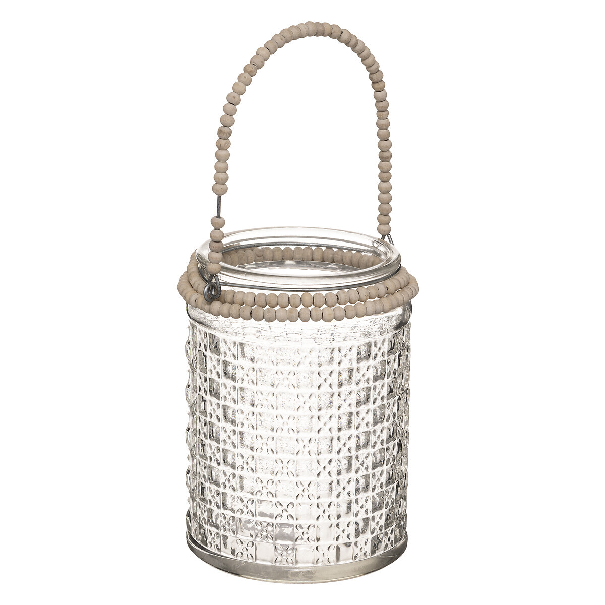 Candle holder "Tropiques" Glass, H.13 cm