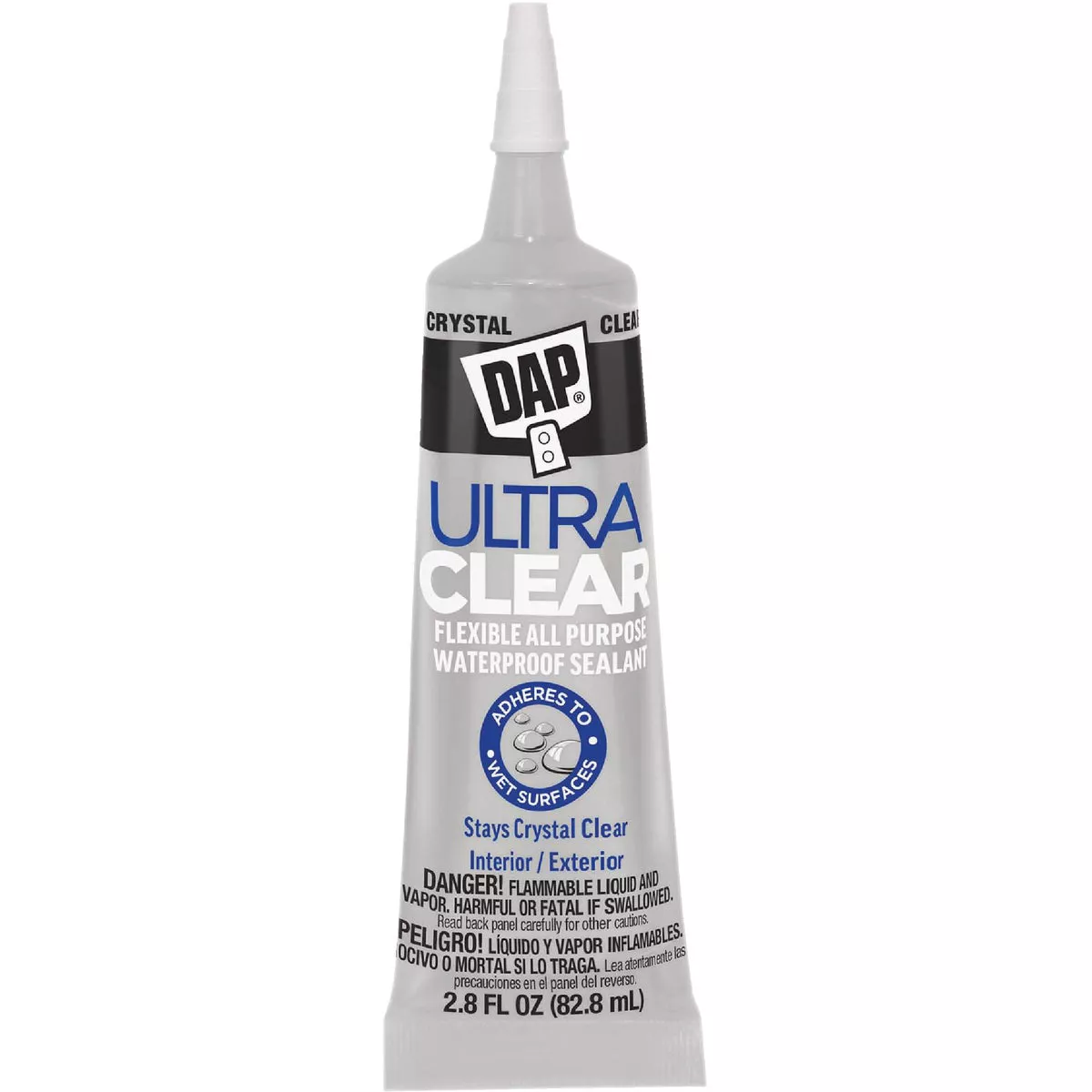 DAP Ultra Clear 2.8 Oz. All Purpose Elastomeric Sealant, Clear