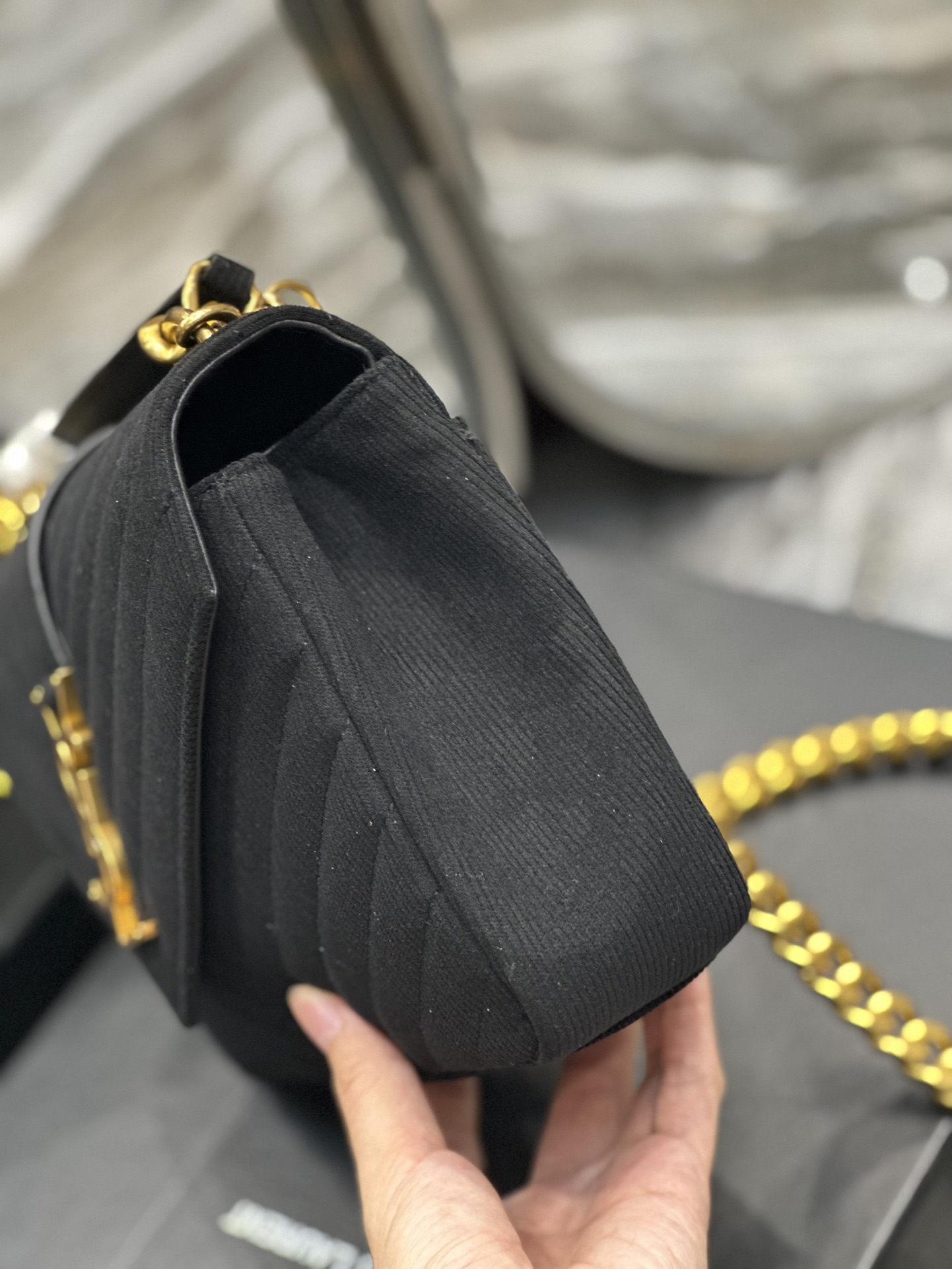 SUNSET MEDIUM TOP HANDLE IN SMOOTH LEATHER1:1High-quality replica