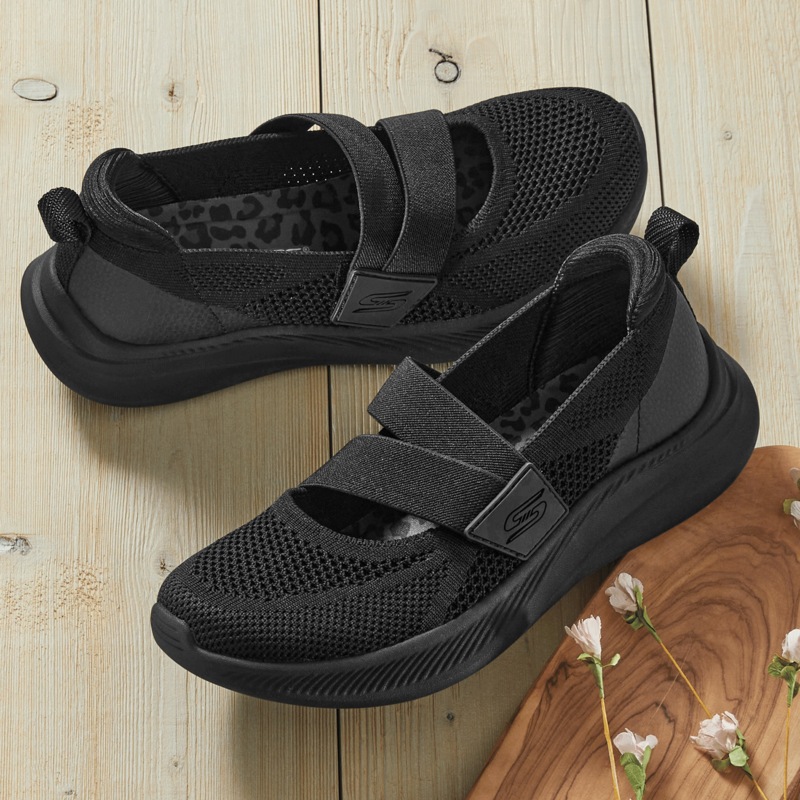 BOBS Women's Moda Flex Slip-On by Skechers - MIDNIGHT VELVET CATALOG