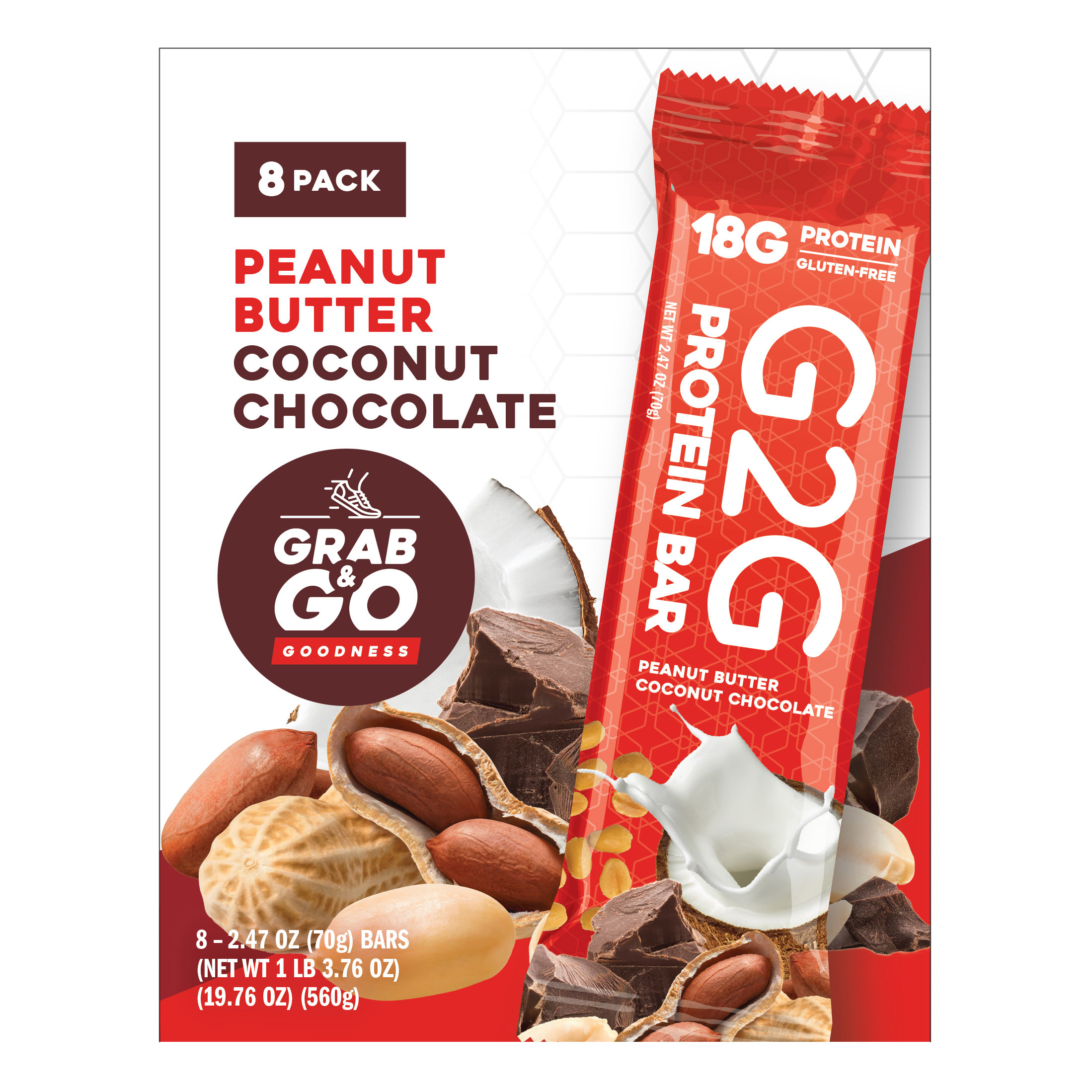 G2G Protein Bar Variety 3-pack (24 Total Bars) - Image 3