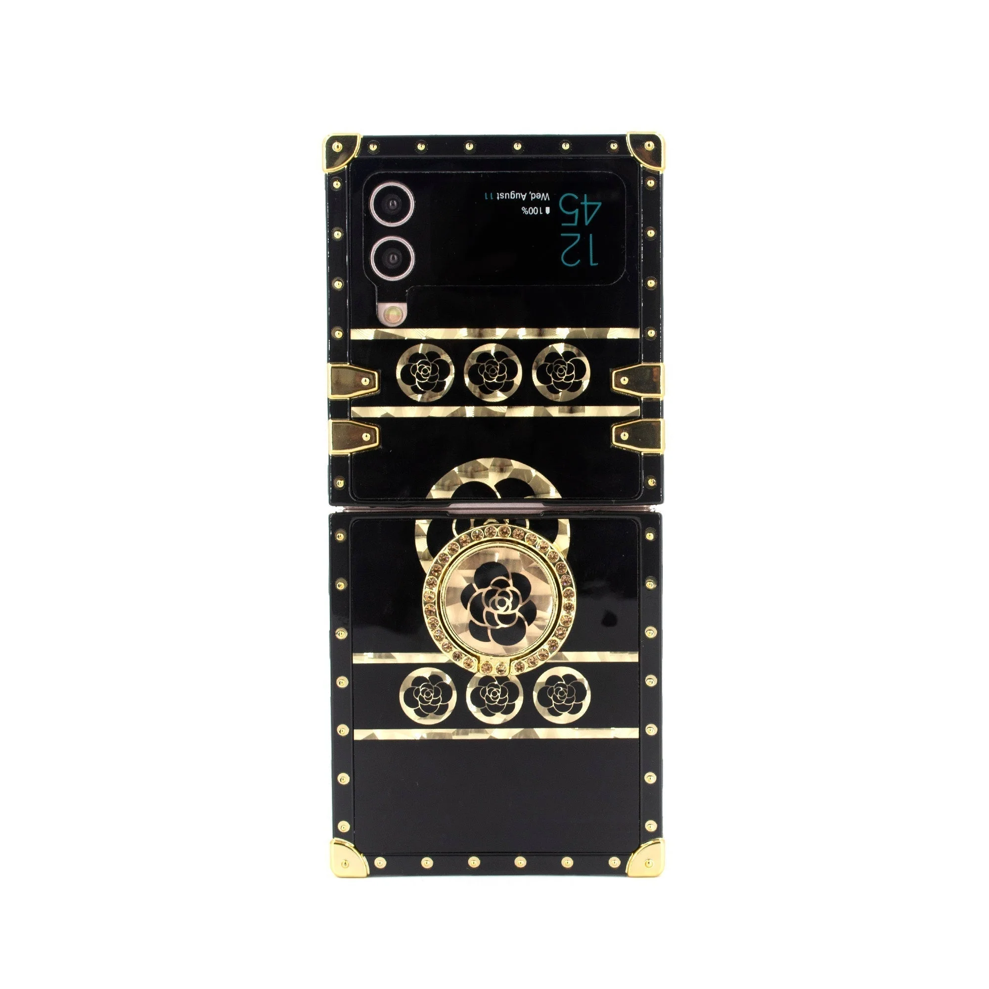 Samsung Galaxy Z Flip6/5/4/3 5G Square Case Yin Ring - Wholesale & Influencer