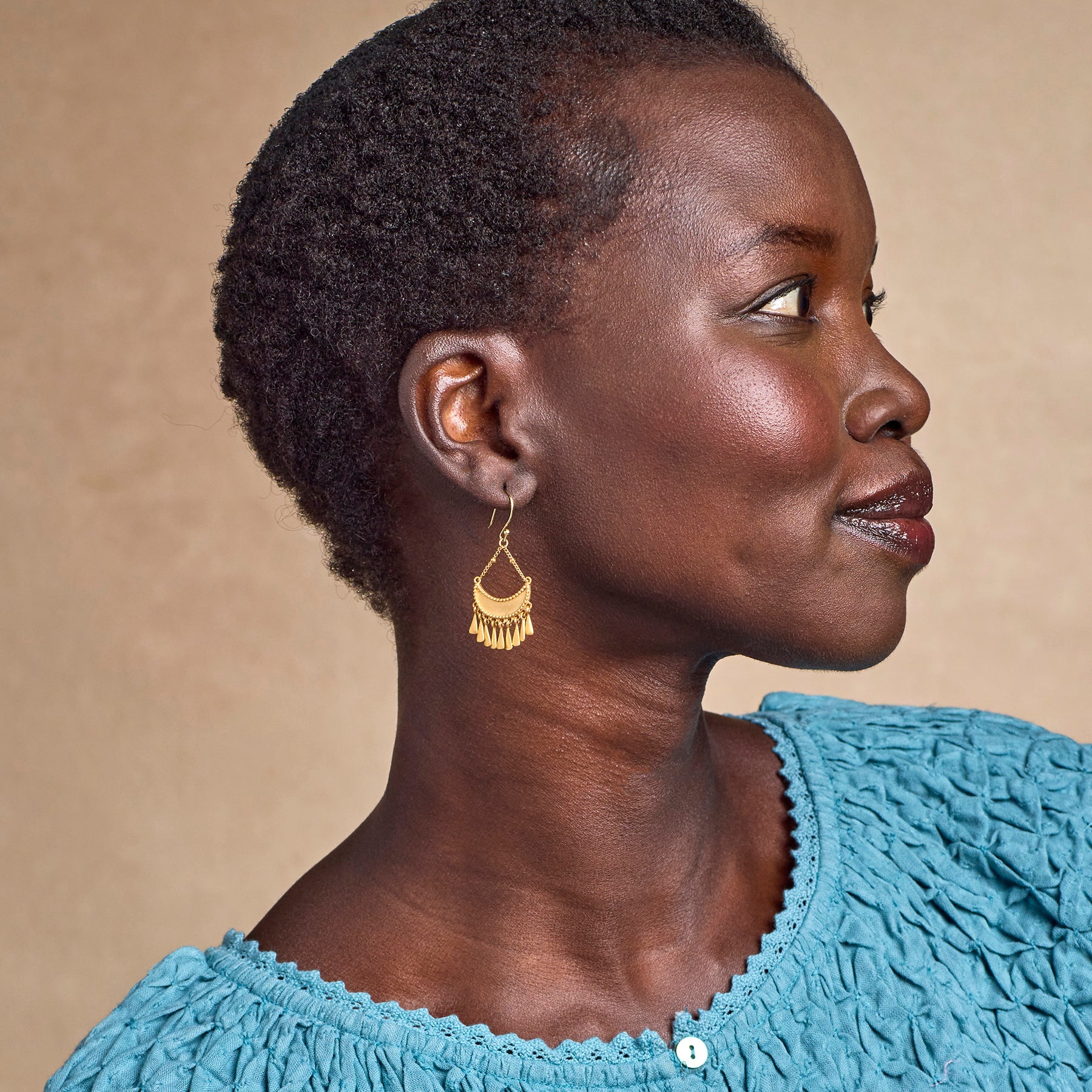 Crescent Fringe Earrings - Sundance Clothing