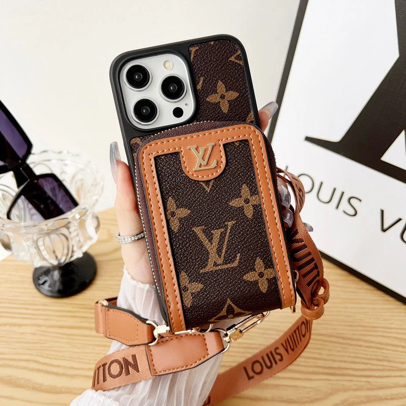 Lou GG Card Holder Chain iPhone Case - Wholesale & Influencer