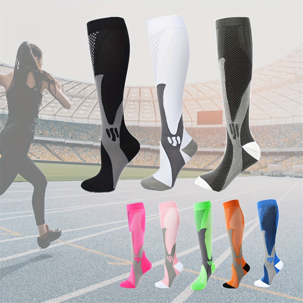 Ademende Compressiesokken Dames voor Hardlopen – Ondersteuning en Comfort tijdens Sportactiviteiten