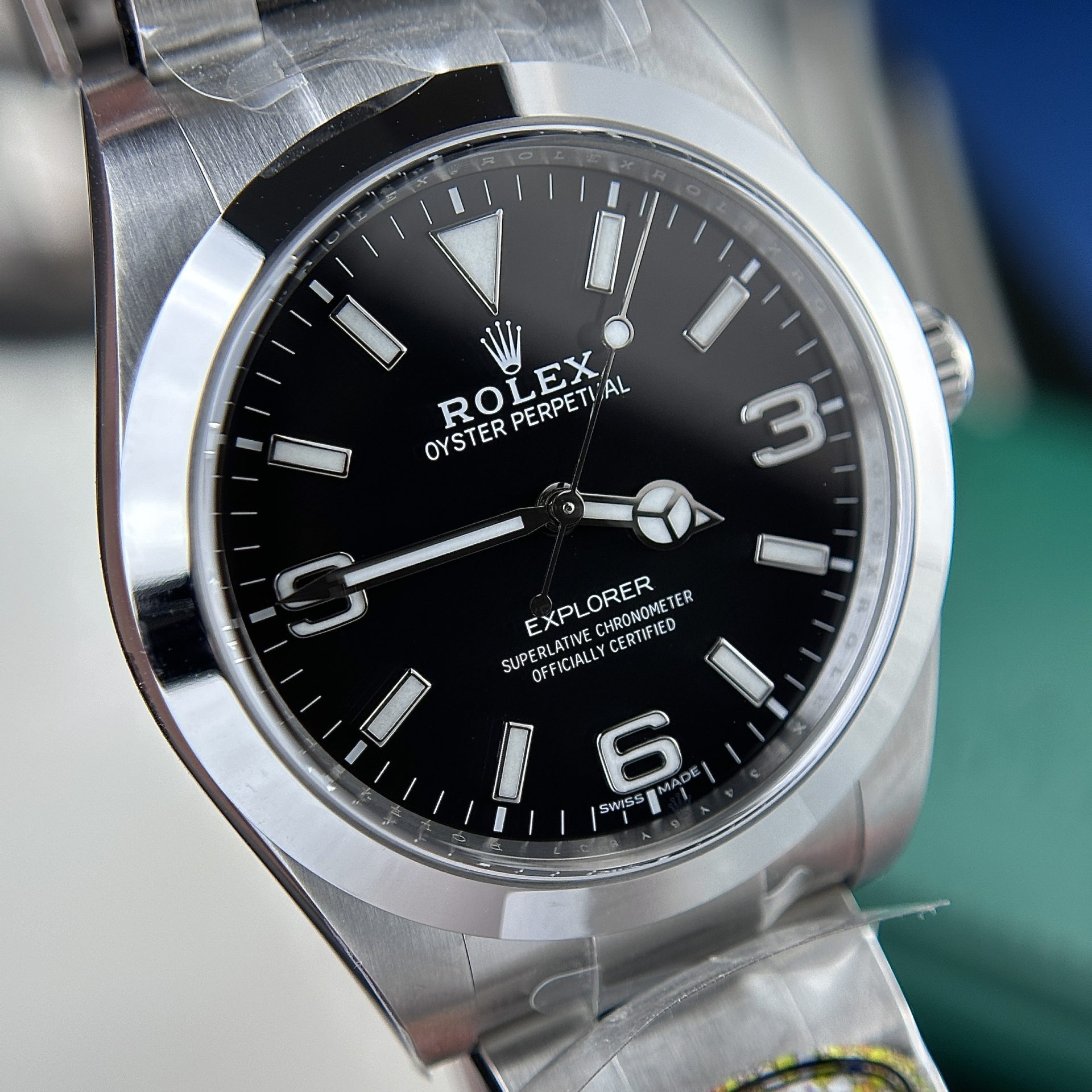 Rolex Best Replica Watch Explorer 214270 Black Dial Metal Wire 39mm - Top club
