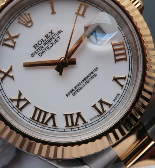 Replica Rolex DateJust II 126333 SS/YG White Dial Roman Marker SS/YG Bracelet A3136 - Elite Watch Atelier