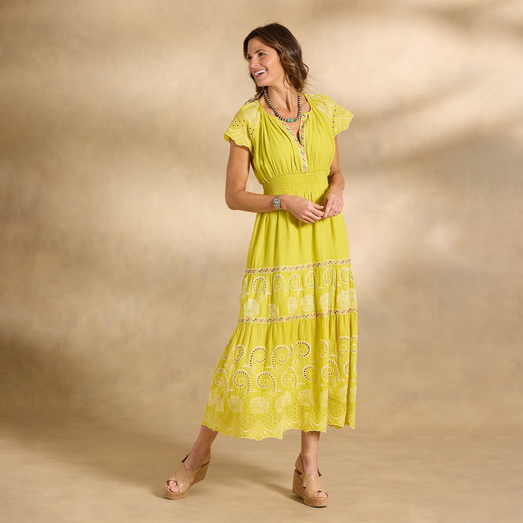 Remi Eyelet Dress, Petite - Sundance Clothing