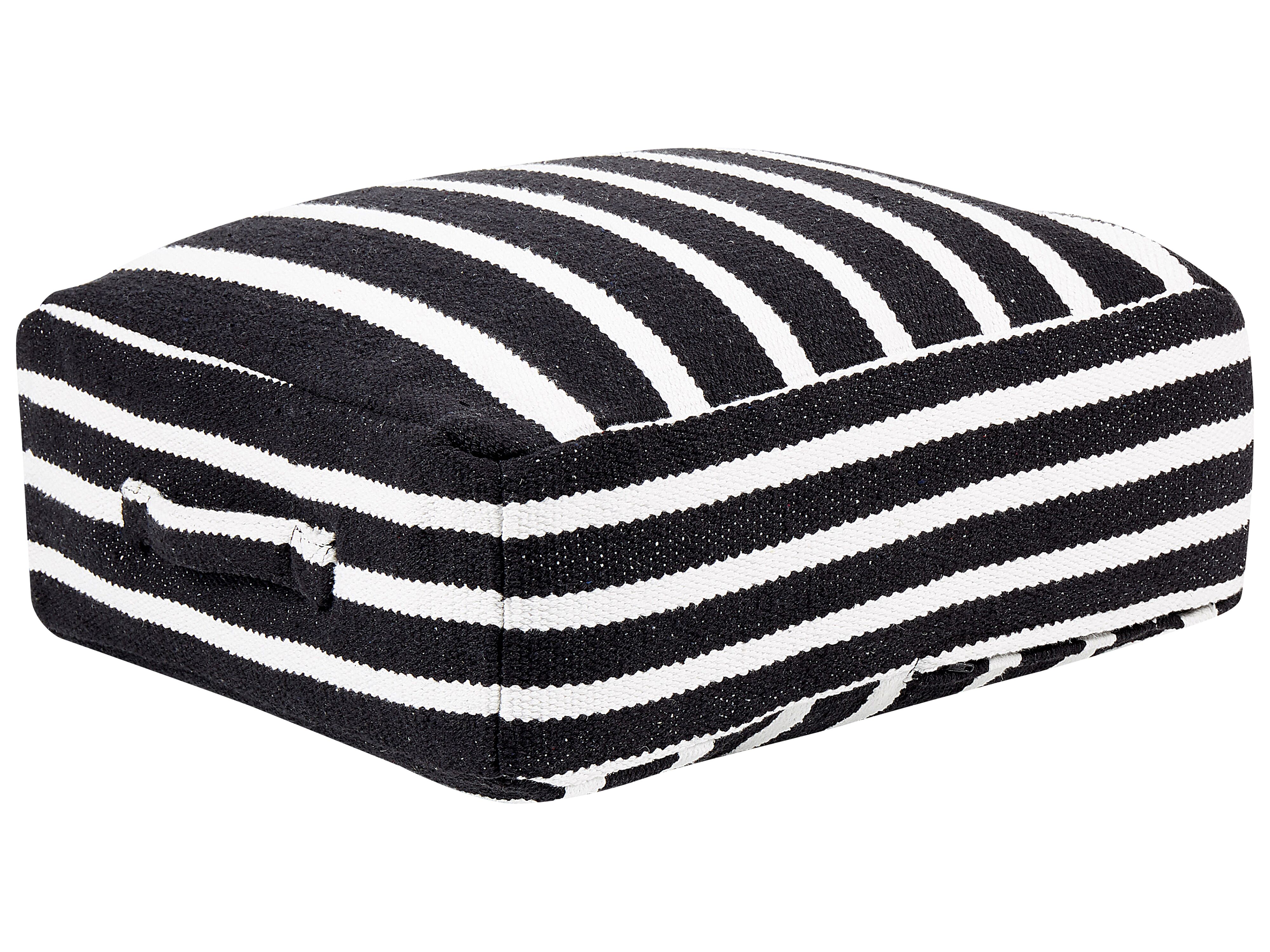 Pouffe SETTAT Cotton Black