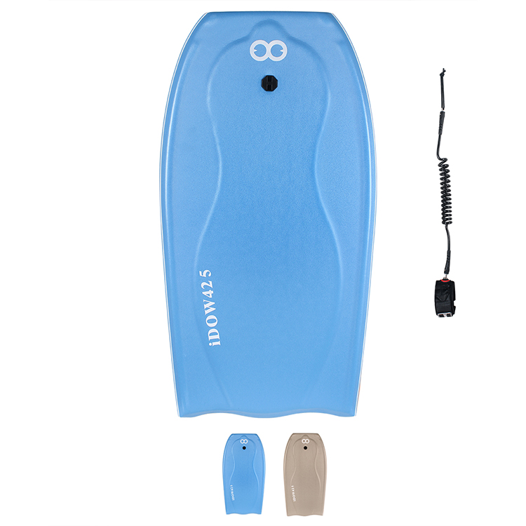 Premium Bodyboard Professional Soft Foam Surfing Board 42.5 Inch Body Boards for Adults with PE Core