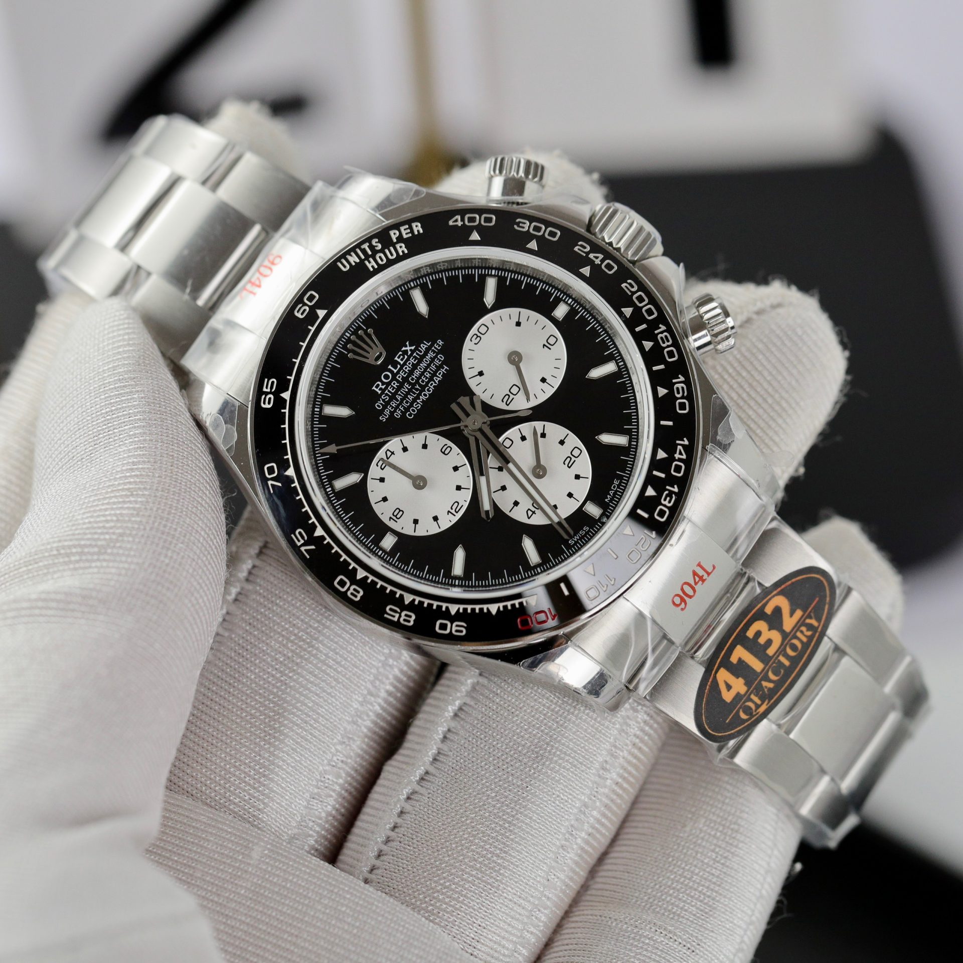 Rolex Replica Watch Daytona Chronograph 126529LN Dial Black QF Factory 40mm - Elite Watch Atelier