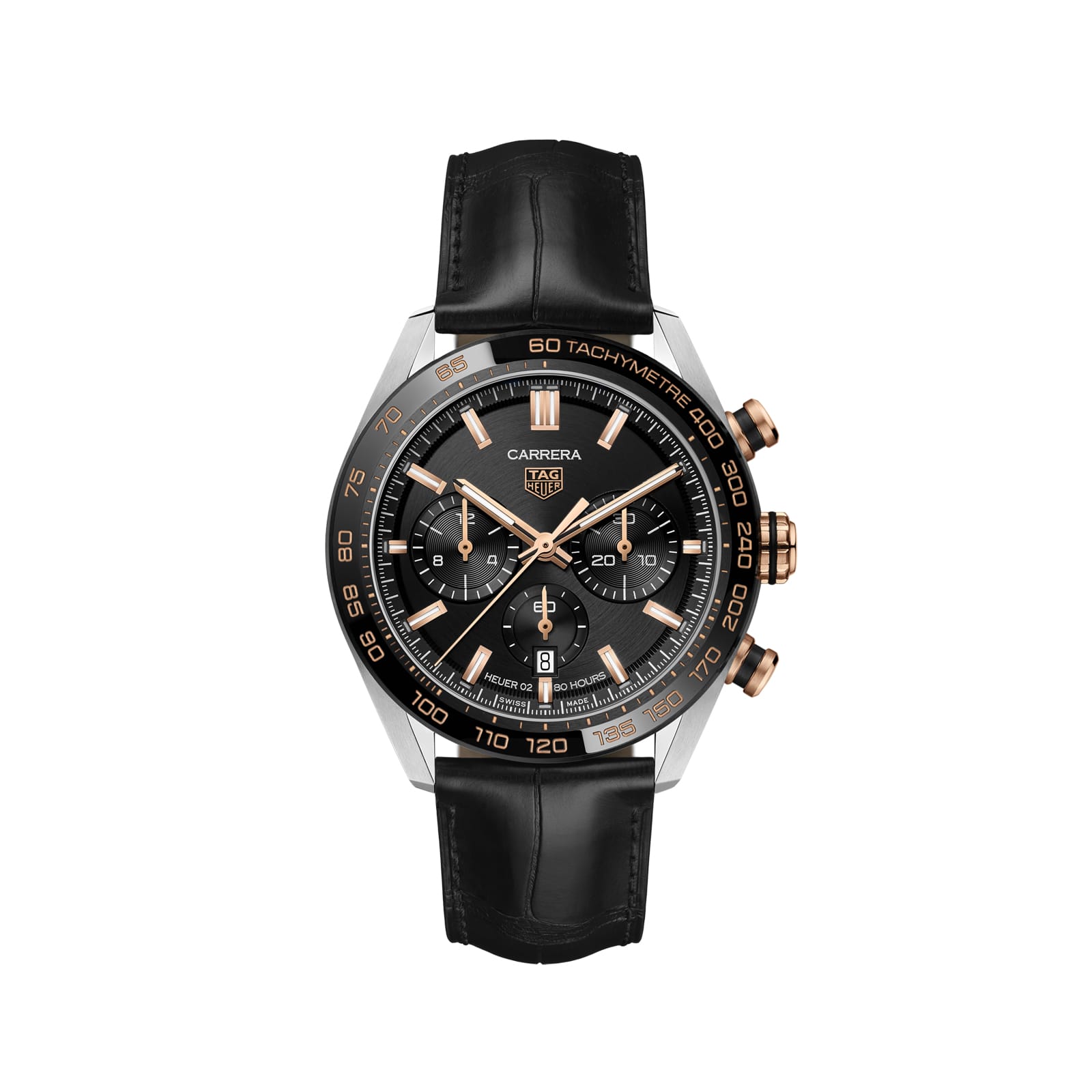 TAG Heuer Replica Watch Carrera Chronograph Automatic 44 mm Steel Gold & Ceramic(1:1 replica) - Top club