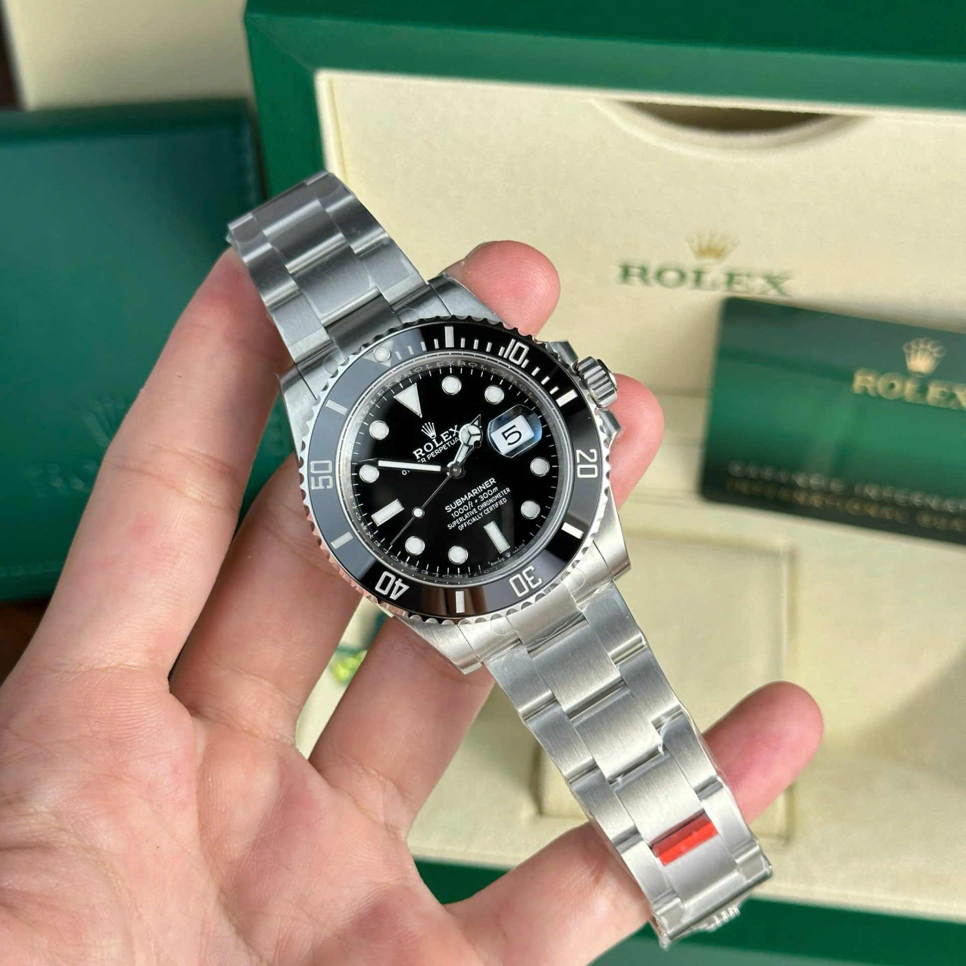 Rolex Men Replica Watch Submariner 126610LN Dial Black VS Factory 41mm - Elite Watch Atelier