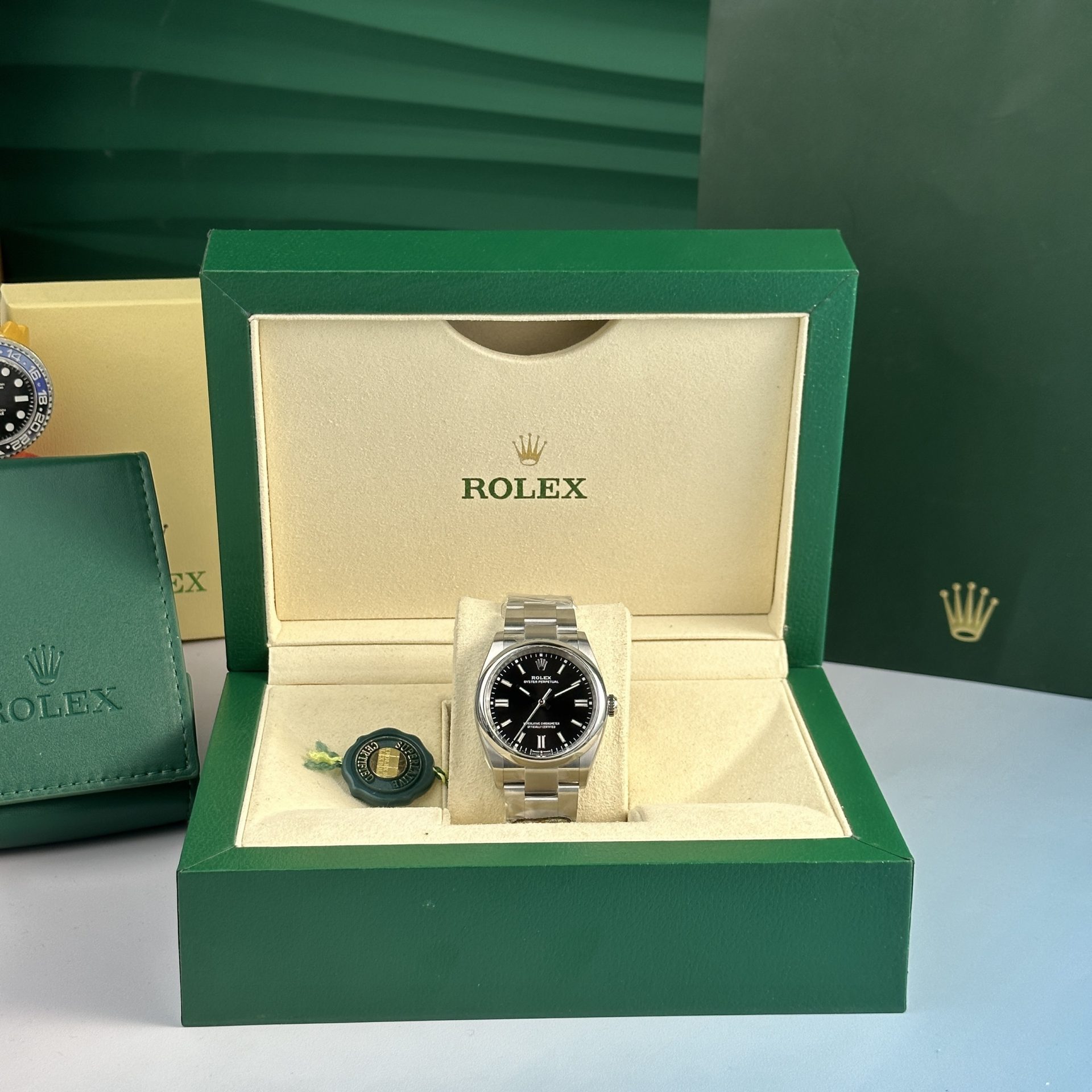 Rolex Replica Watch Oyster Perpetual 126000 Dial Black Clean Factory 36mm - Top club