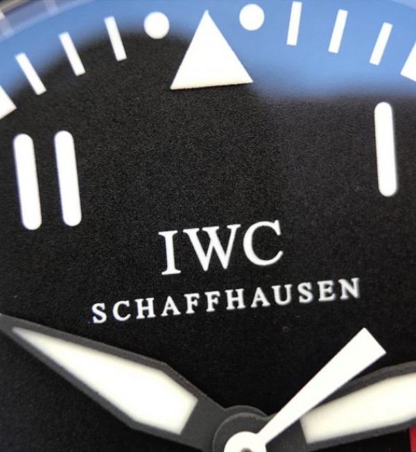 Replica IWC XF Mark XVII Black Dial Black Leather Strap A2892 - Top club