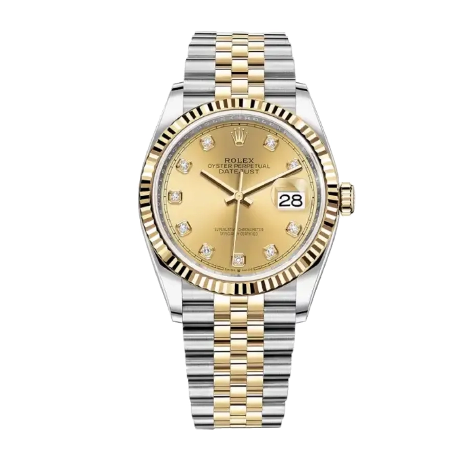Rolex Datejust 36 Gold 126233 Jubilee Replica - Elite Watch Atelier