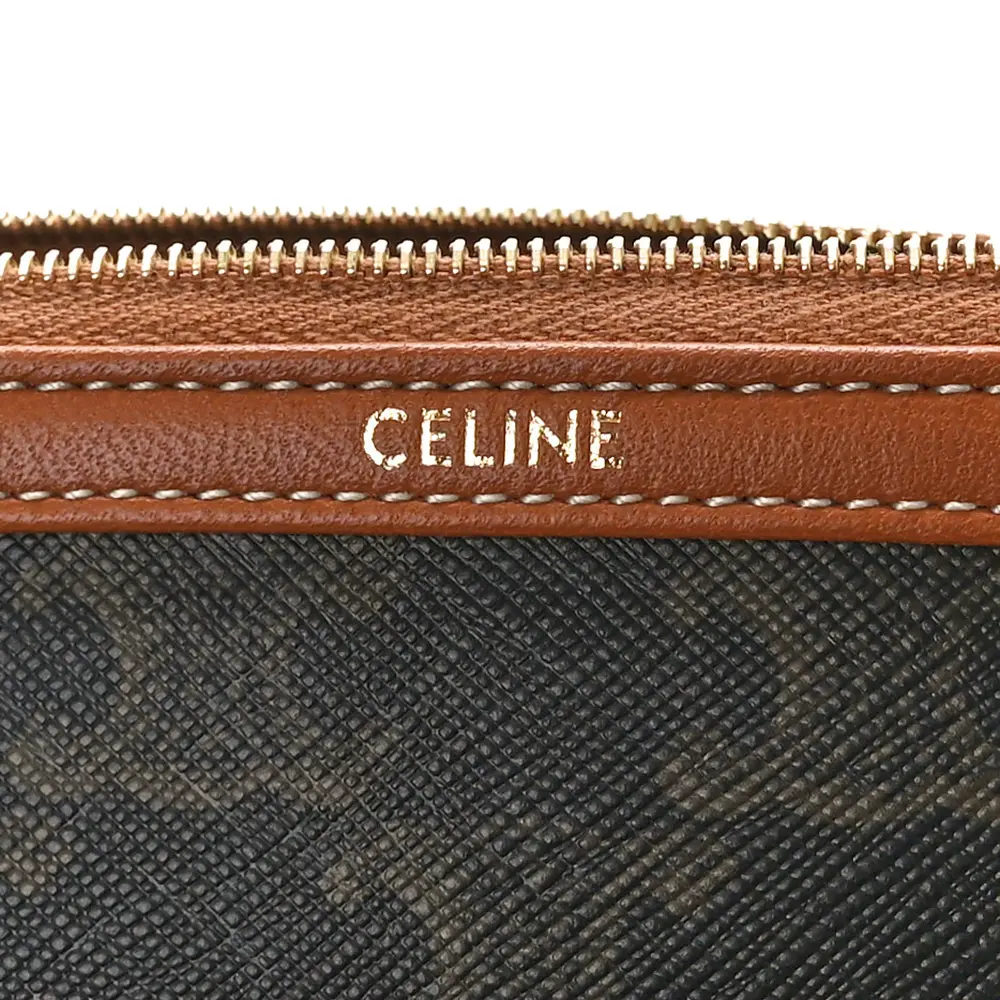 Celine Triomphe Canvas & Calfskin Replica Handbag – Perfect Match1:1High-quality replica