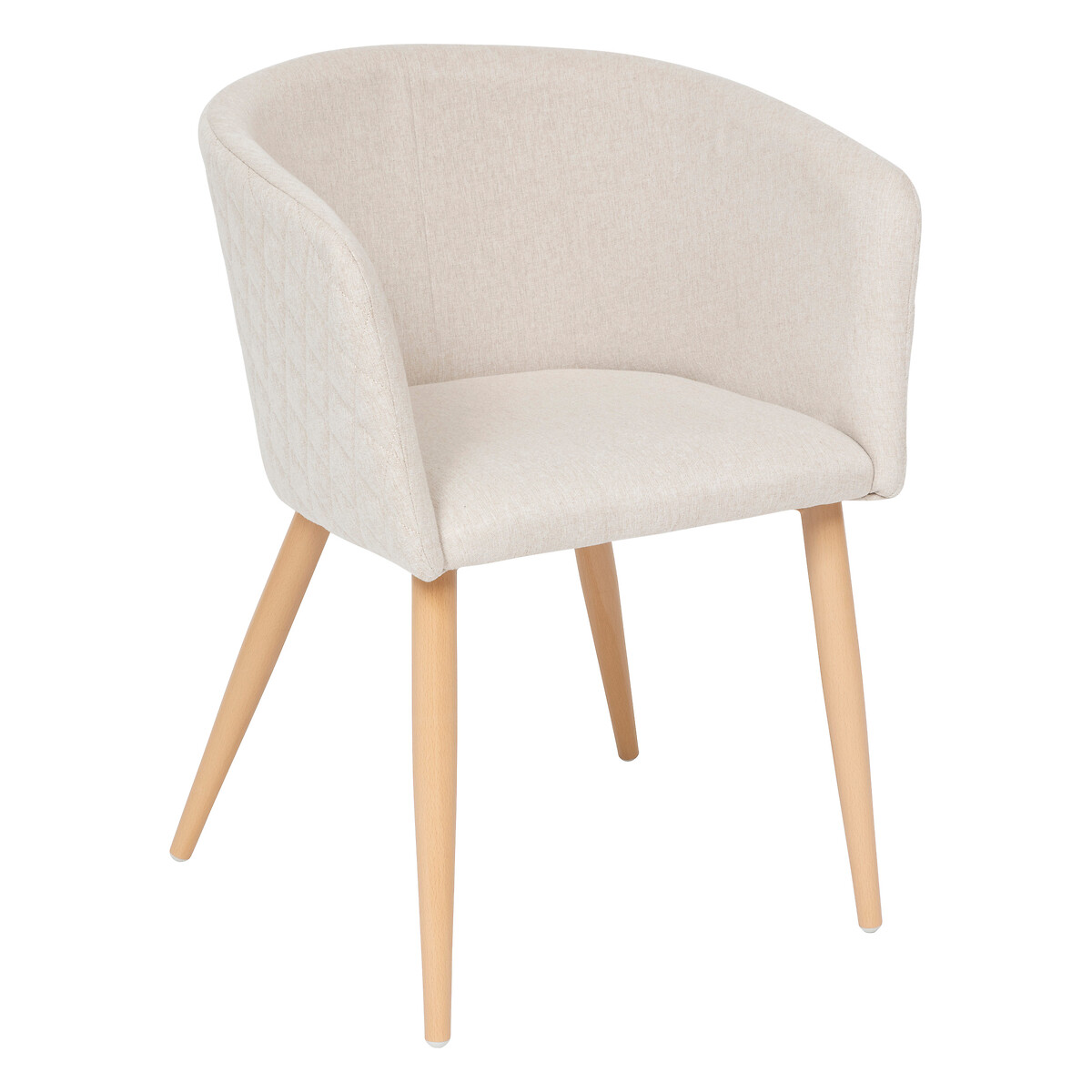 Dining chair "Marlo" Beech, Beige, 1 seat