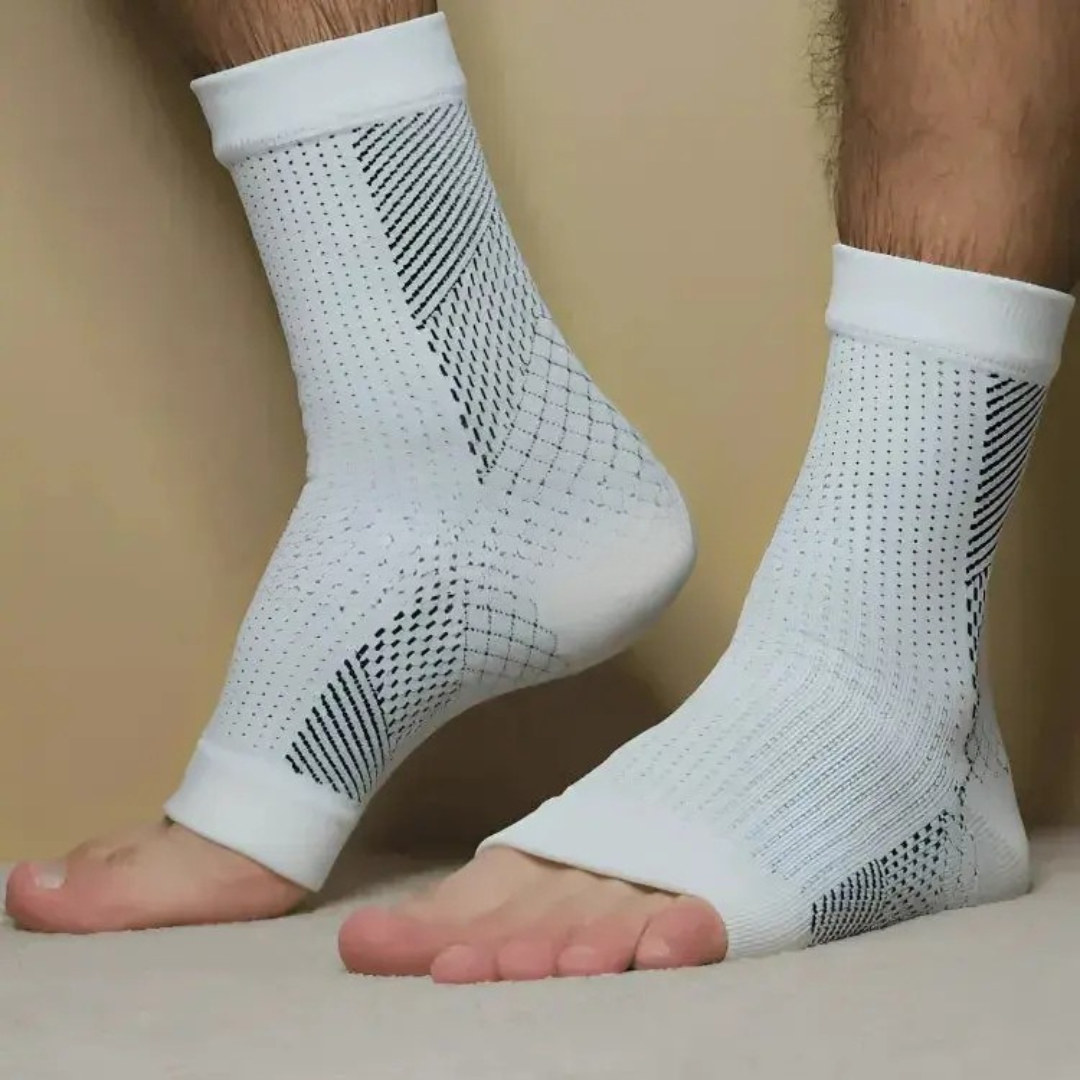 Compressiekousen voor Dames en Heren – Ademend en Comfortabel, Verbeterde Bloedcirculatie, Ideaal voor Werk en Sport