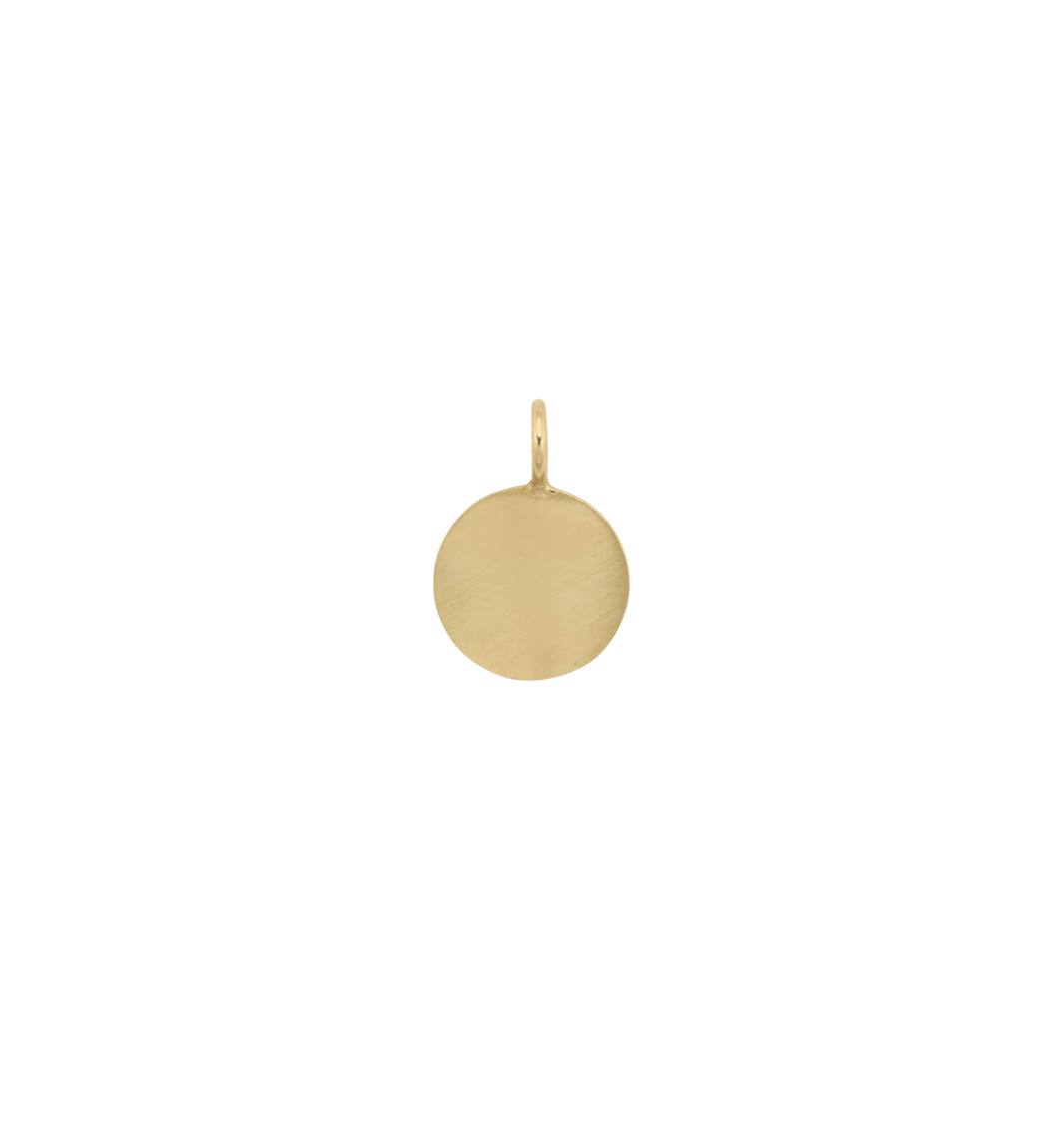 Medium Coin Charm 14K
