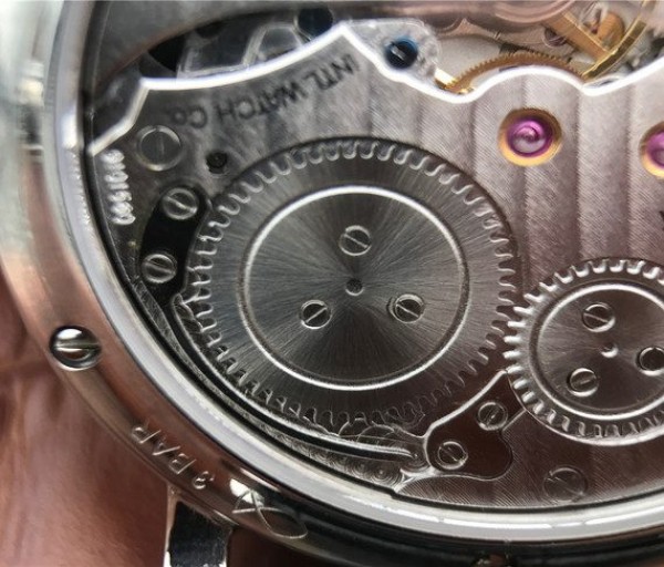 Replica IWC Vintage IW544805 White Dial Black Leather Strap - Top club