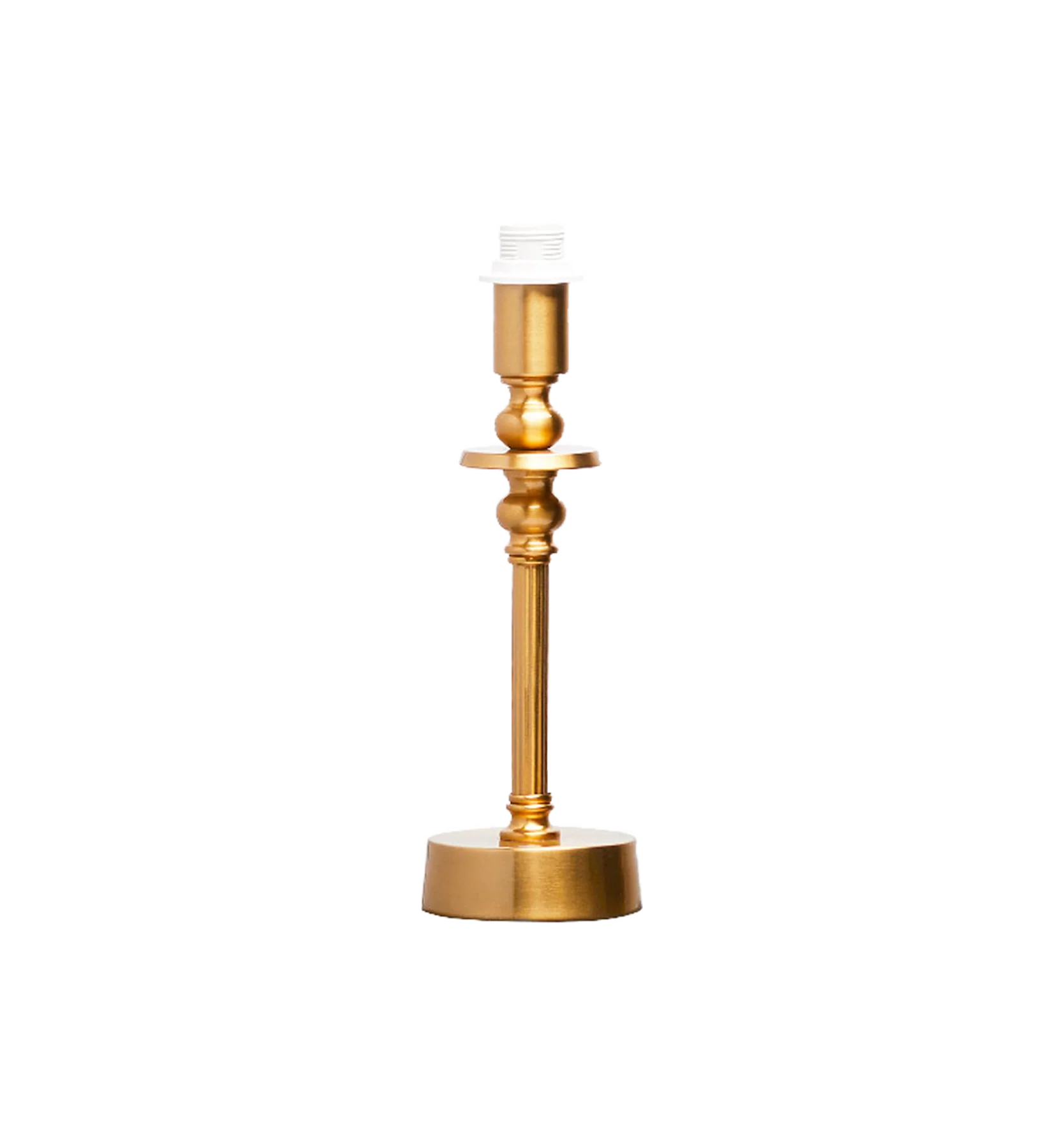 Pooky Round Brass Rechargeable Table Lamp