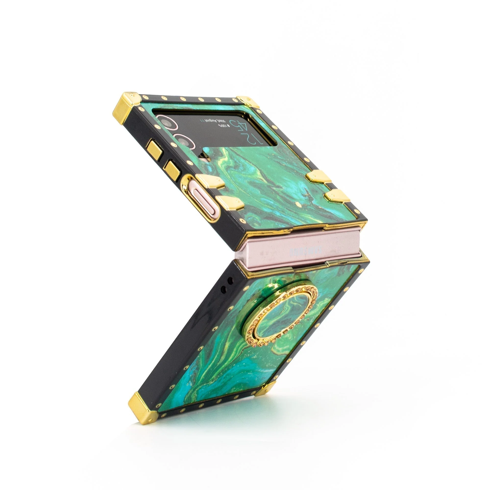 Samsung Galaxy Z Flip6/5/4/3 5G Square Case Isabis Ring - Wholesale & Influencer