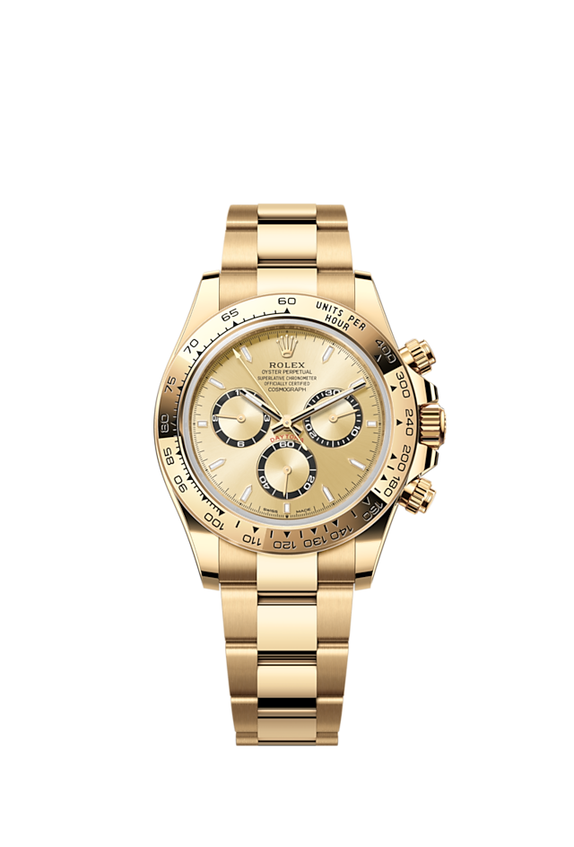 Rolex Cosmograph Daytona 40mm, 18k Yellow Gold, Ref# 126508-0005(1:1 replica) - Elite Watch Atelier