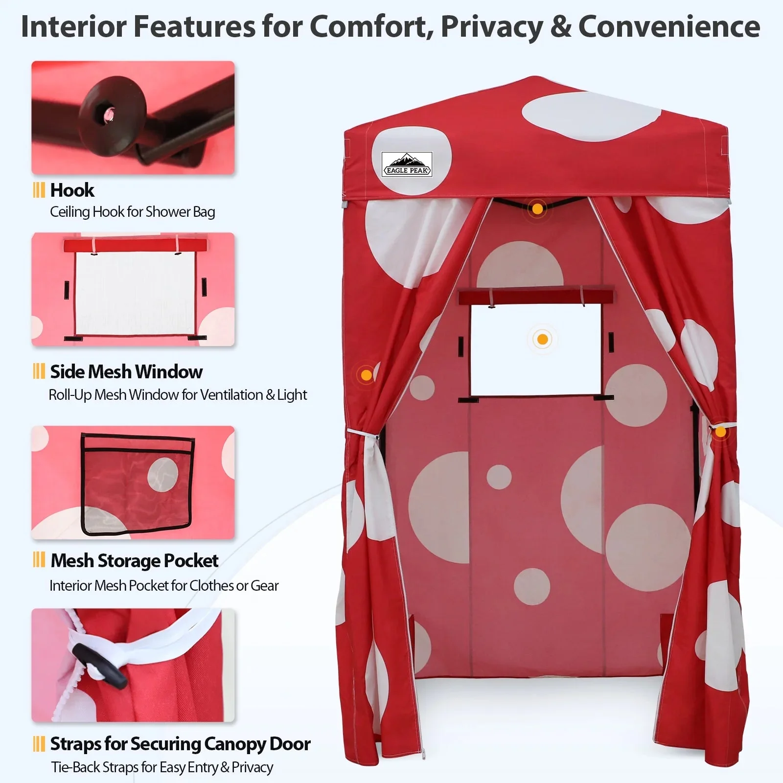 EAGLE PEAK Ultra Compact 4 ft x 4 ft Pop-Up Changing Room Canopy - Flex - Image 153 EAGLE PEAK Ultra Compact 4 ft x 4 ft Pop-Up Changing Room Canopy - Flex - Image 153