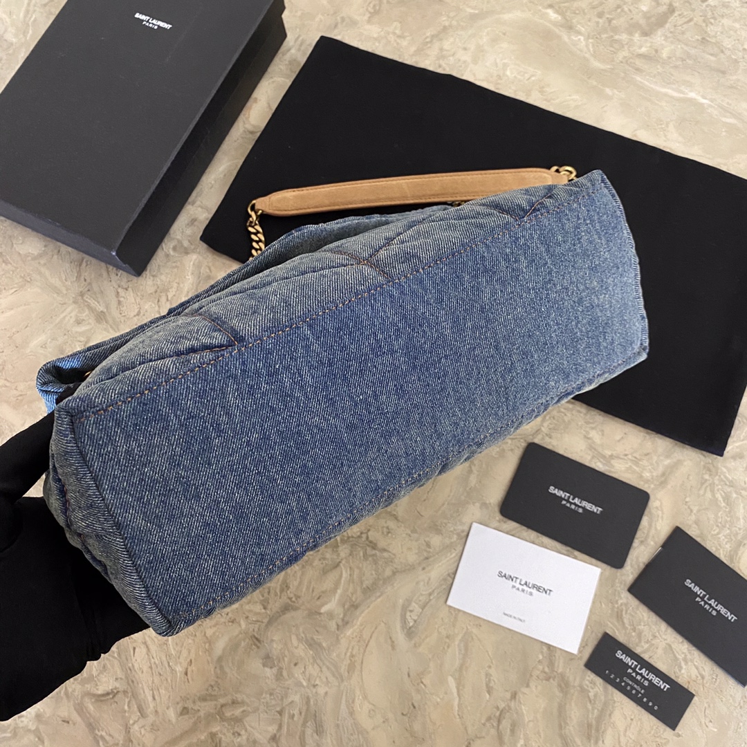 PUFFER MEDIUM BAG IN QUILTED LAMBSKIN1:1High-quality replica