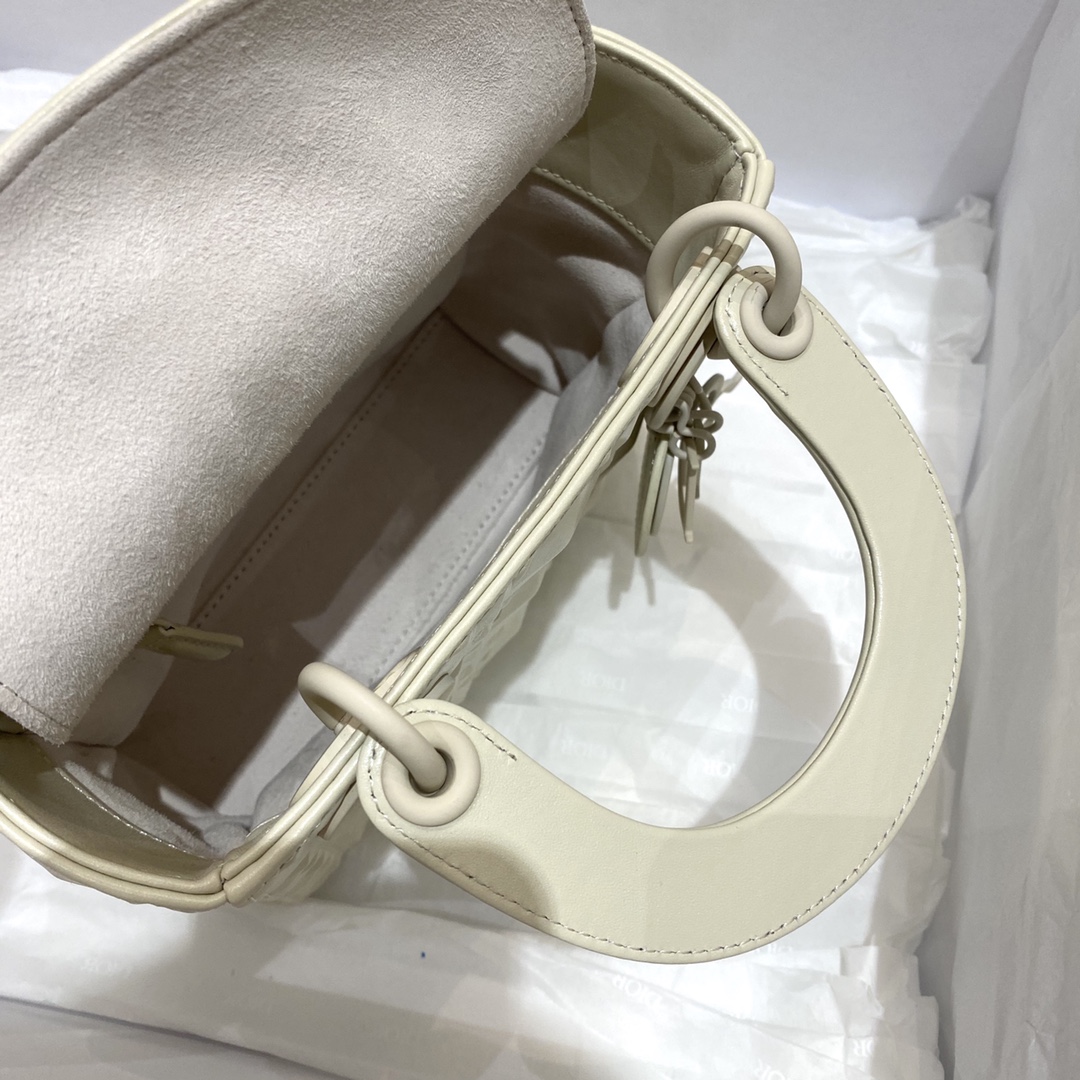Dior Christian Dior Mini Lady Bag White For Women 6.5in/17cm1:1High-quality replica