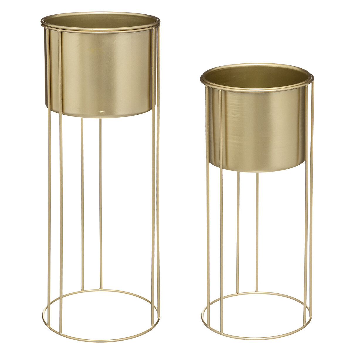 Set of 2 pots "Artifice" Gold