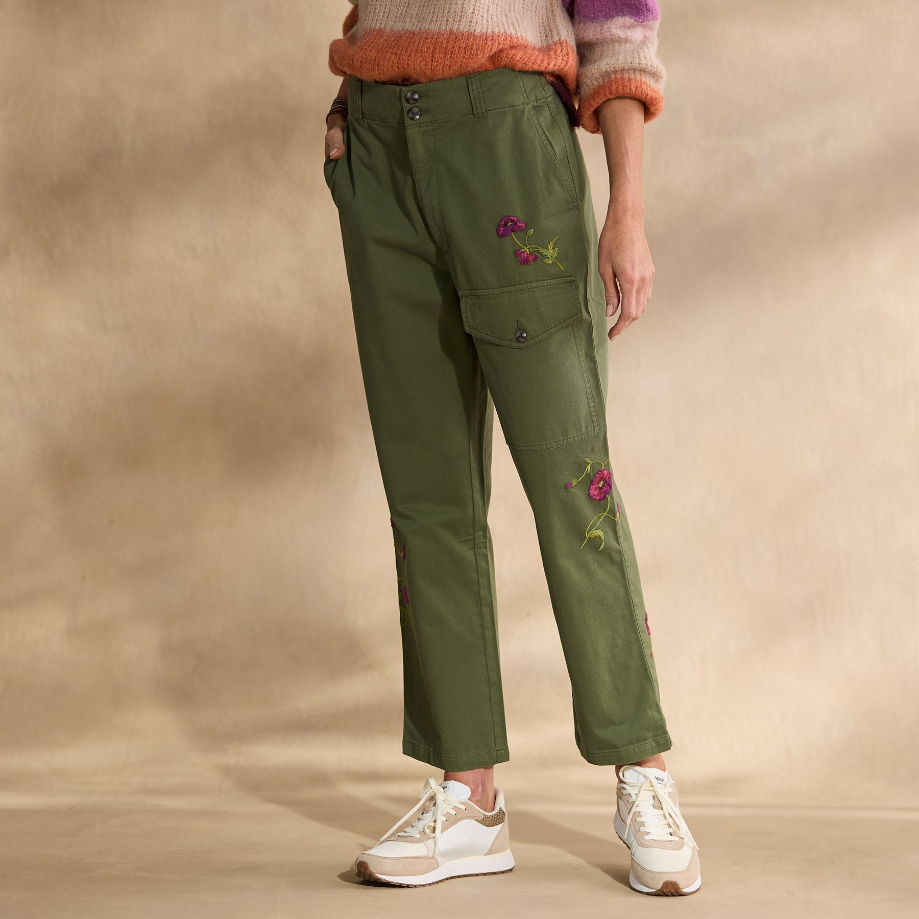 Melissa Embroidered Pants, Petite - Sundance Clothing