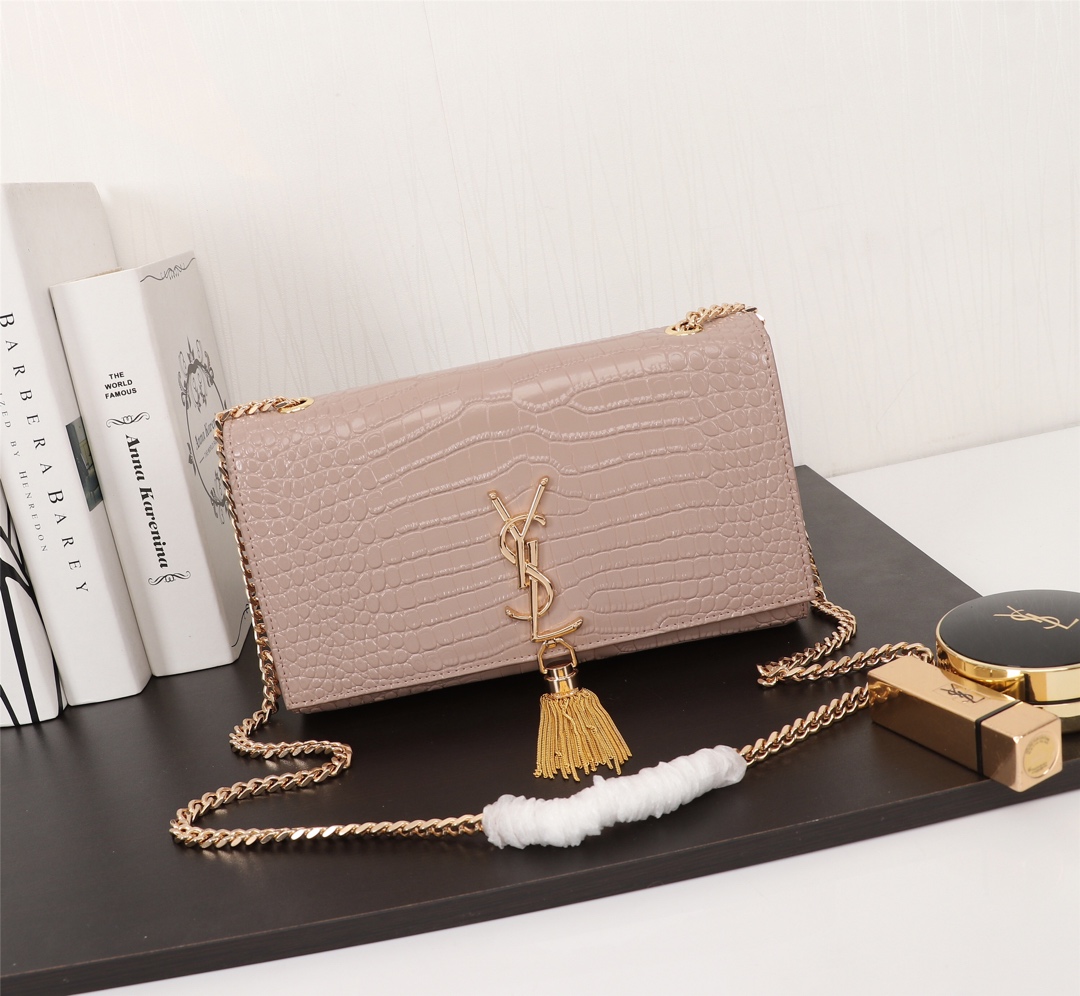 Replica Ysl Kate Medium Bag With Gold Tassel- 4Colors1:1High-quality replica