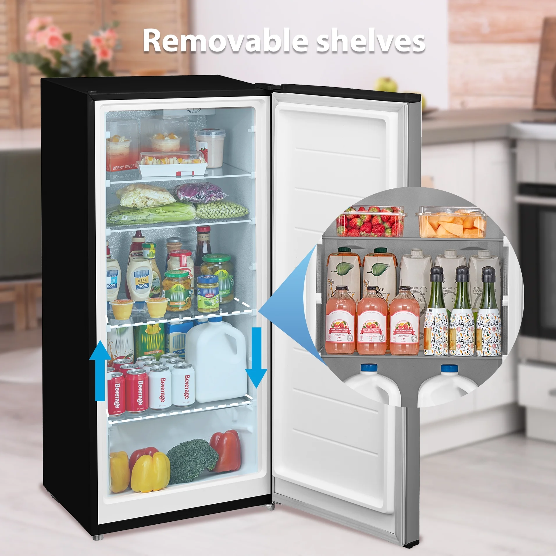 Arctic King 7.1 Cu ft Upright Convertible Freezer/Refrigerator, White - Image 18