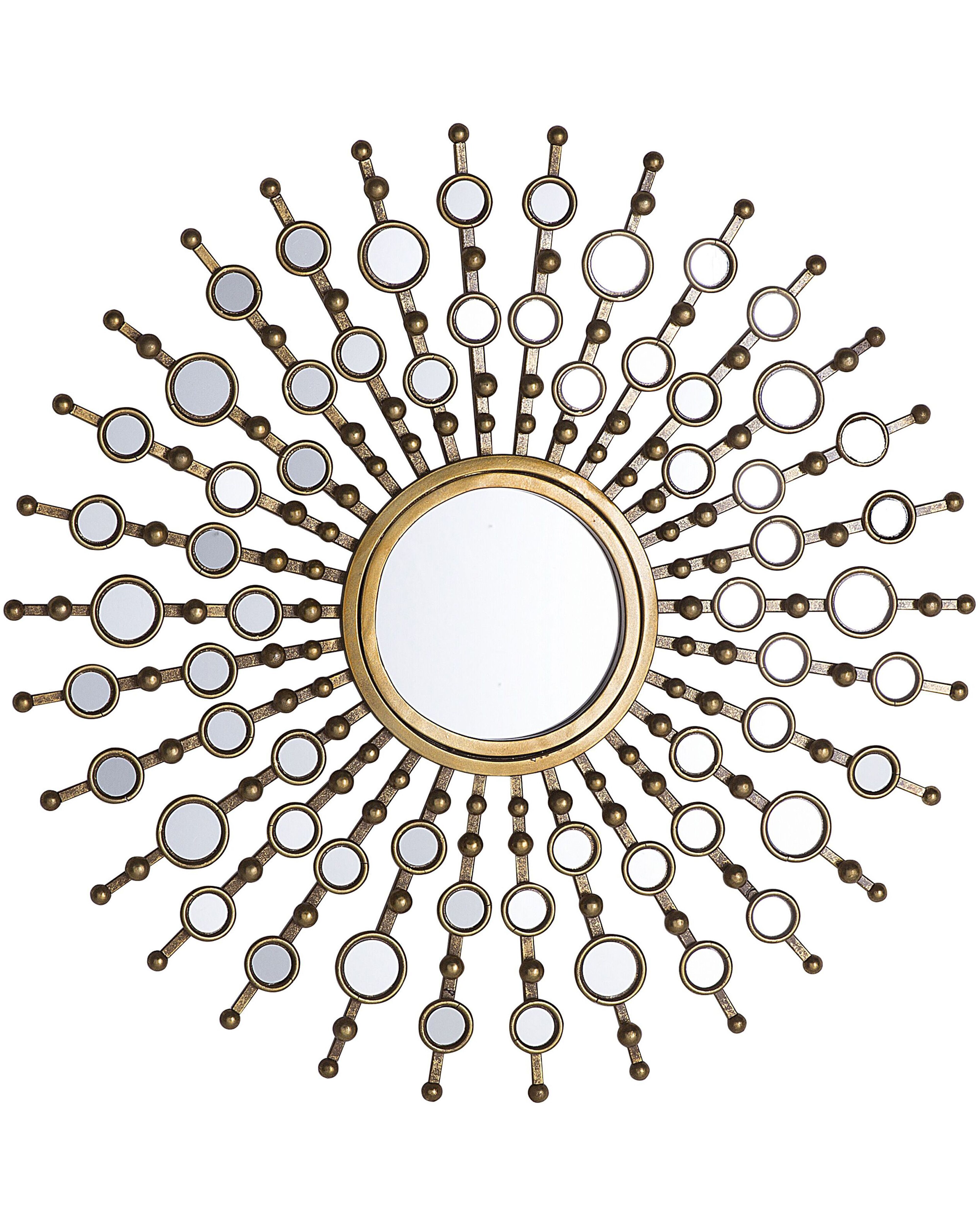 Wall Mirror BLOIS 70 cm 70 cm Metal Gold
