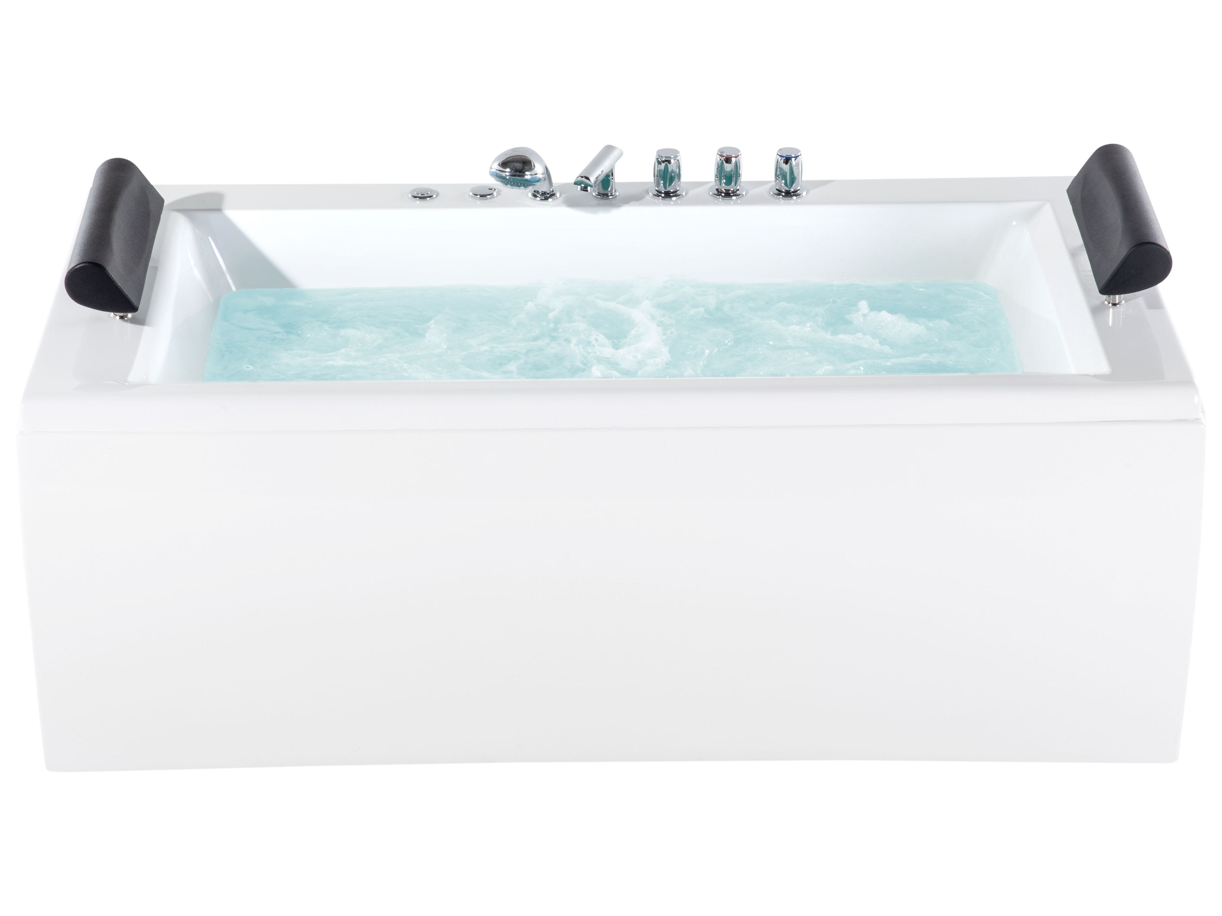 Corner Hot Tub with LED MONTEGO 1720 x 830 mm White