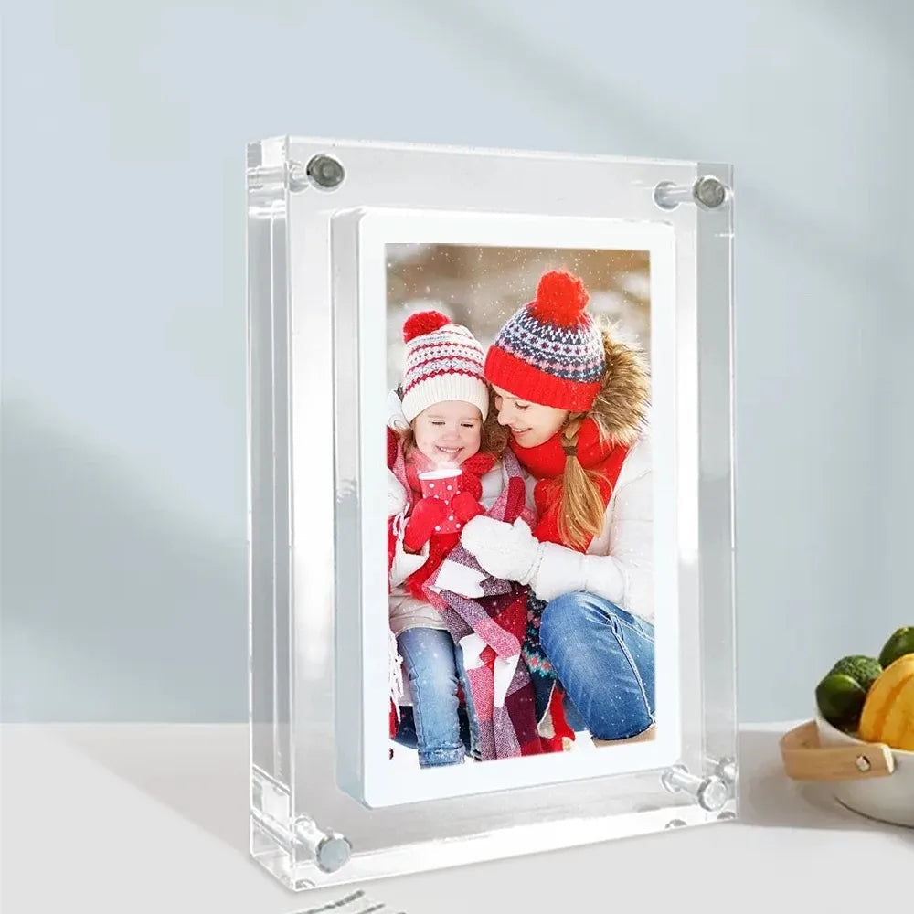 VisualMemo - USB Oplaadbaar Display - Foto- & Videolijst - Digitale Fotolijst