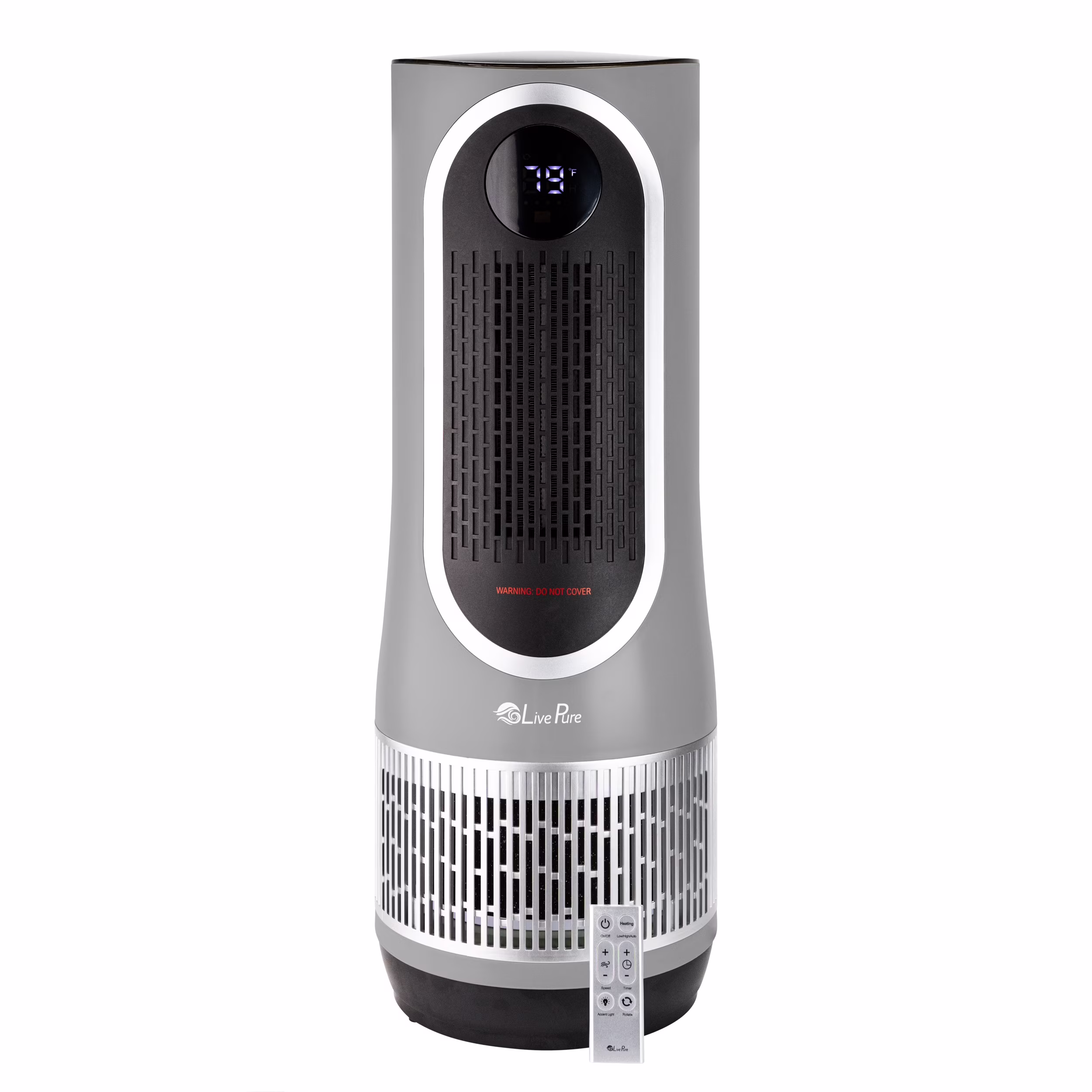 LivePure 3 in 1 Clean Heat Air Purifier/Fan & Heater. Denim Blue - Image 5