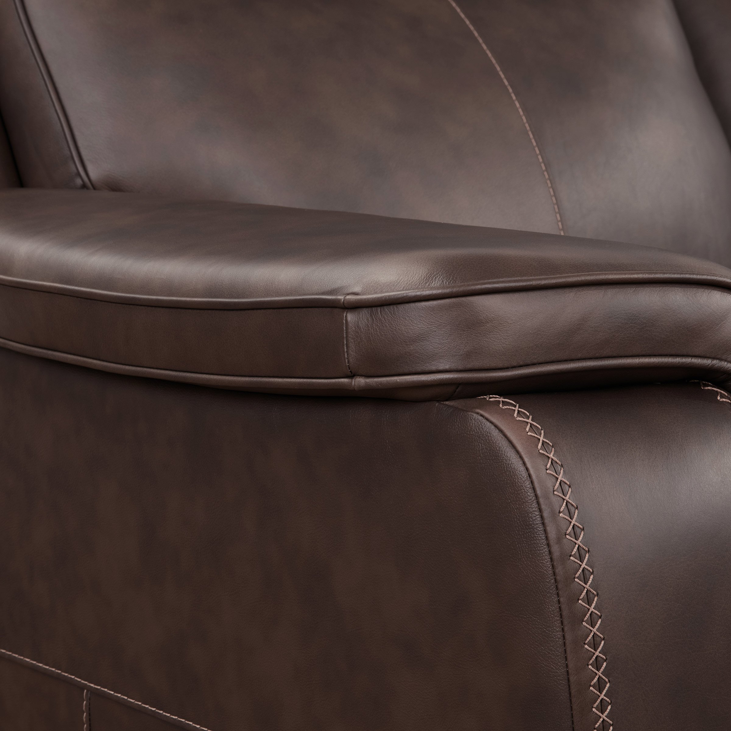 Flexsteel Griffin Italian Leather Power Reclining Sofa with Power Headrests - Image 5