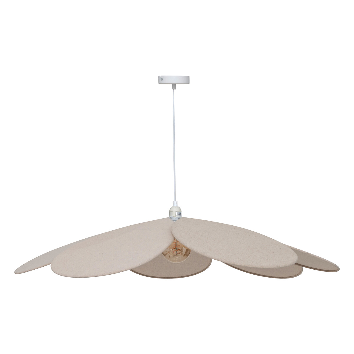 Petal pendant light "Naya" Beige, &Oslash; 100 cm
