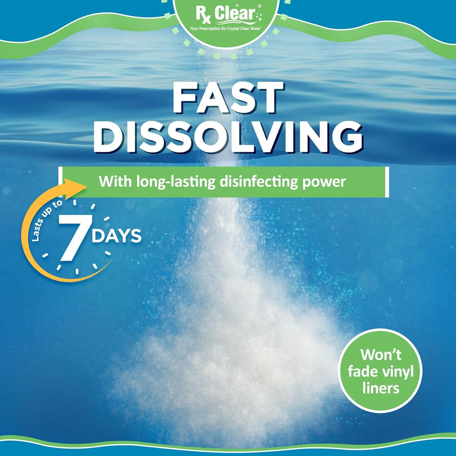 Rx Clear Granular Pool Chlorine, 50 lbs - Image 2 Rx Clear Granular Pool Chlorine, 50 lbs - Image 2