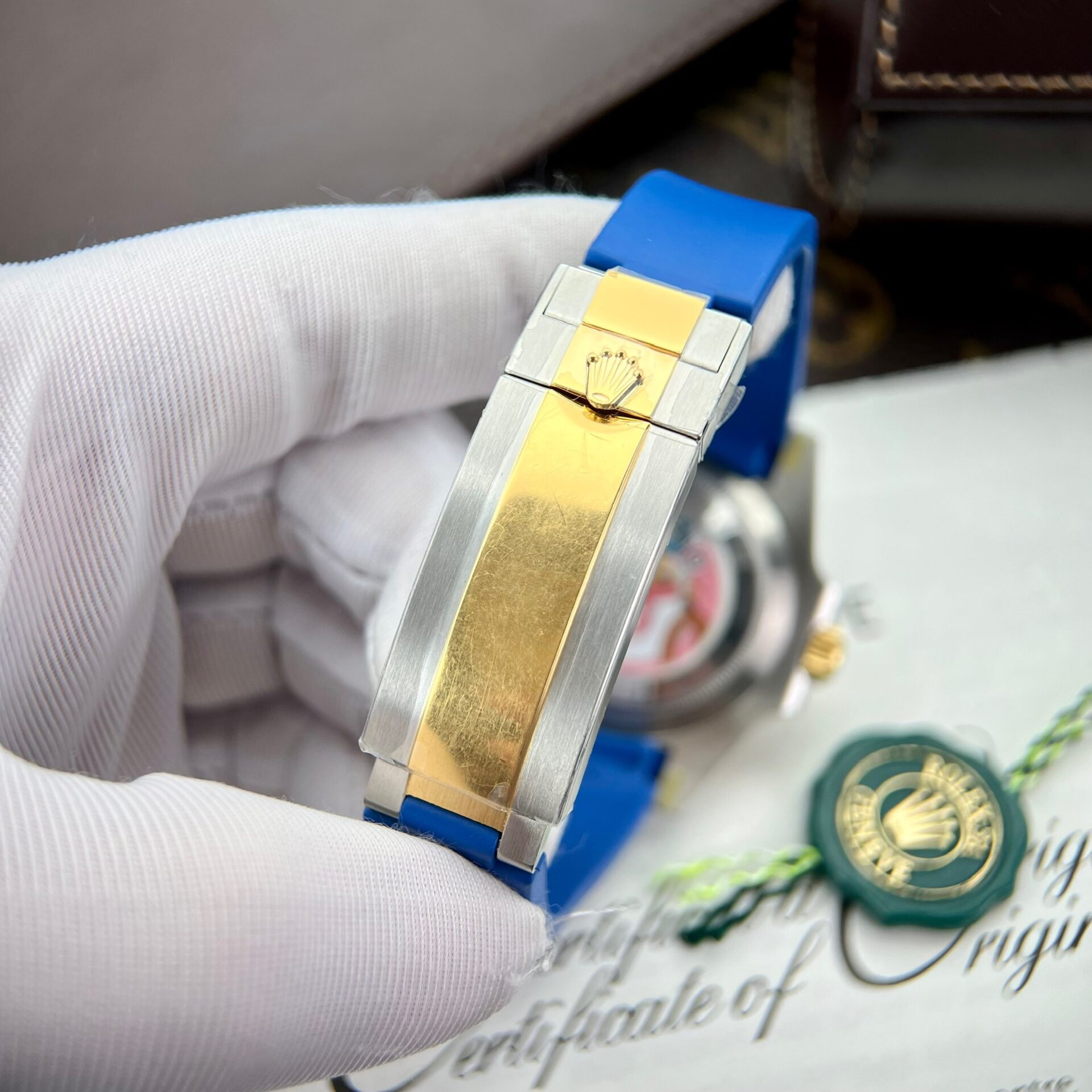 Rolex Submariner Replica Watches Blue Dial Clean Factory 40mm - Top club