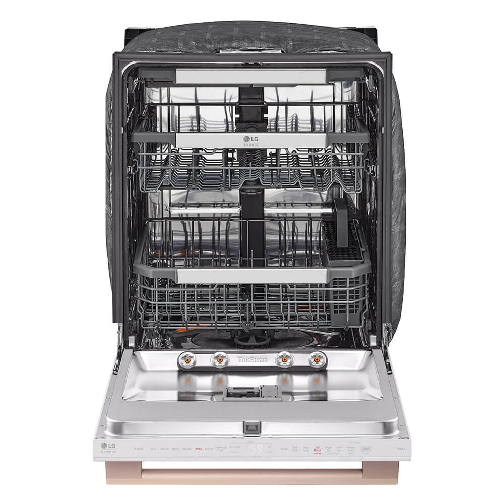 LG Studio SDWB24W3 40 dBA Essence White Top Control Built-In Smart Dishwasher