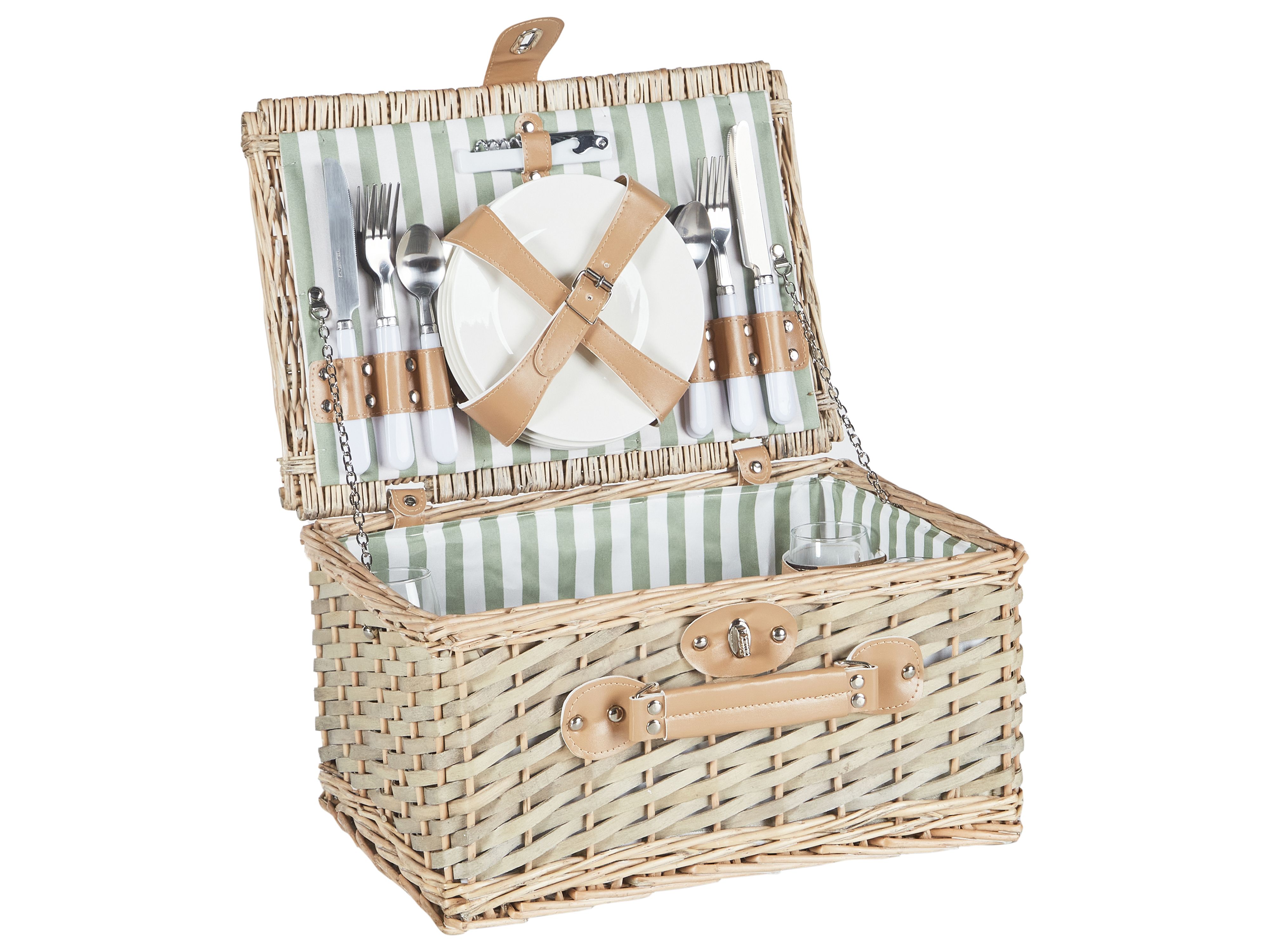Picnic Basket CLEMENTINE Wicker Natural