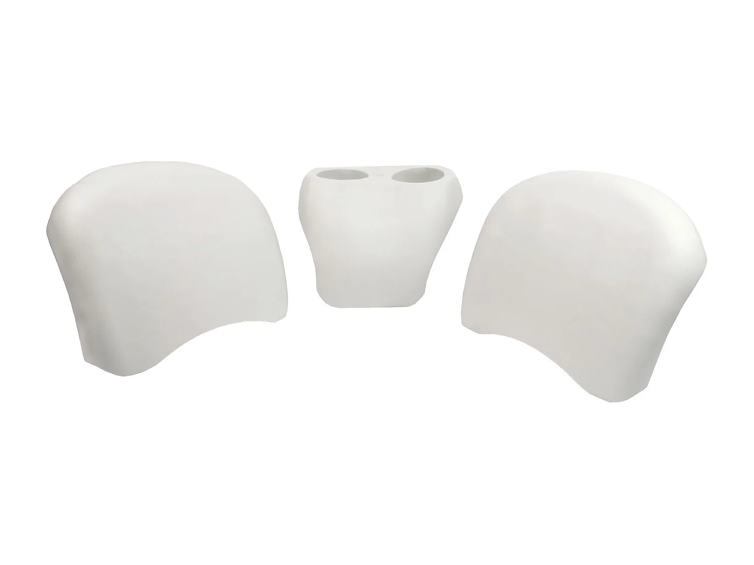 WATERCLIP Set confort : 2 Reposes tête et 1 porte verre pour spa gonflable