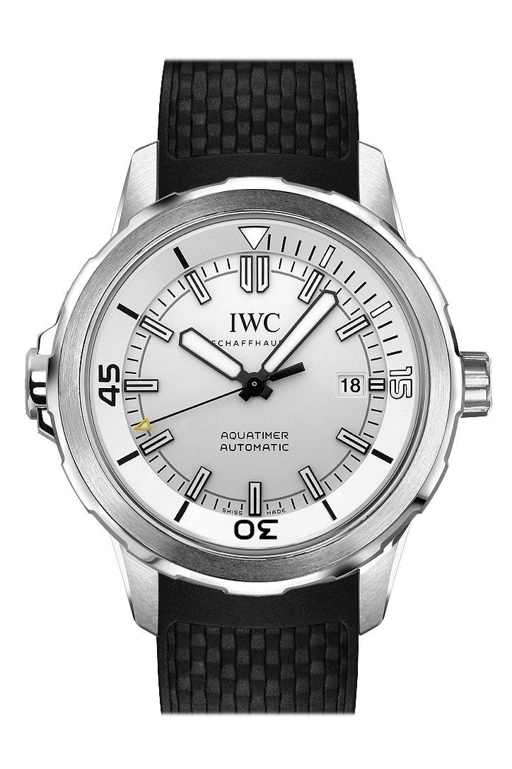 IWC Aquatimer Automatic Silver Dial Black Rubber 42mm Men's Watch IW329003(1:1 replica) - Top club