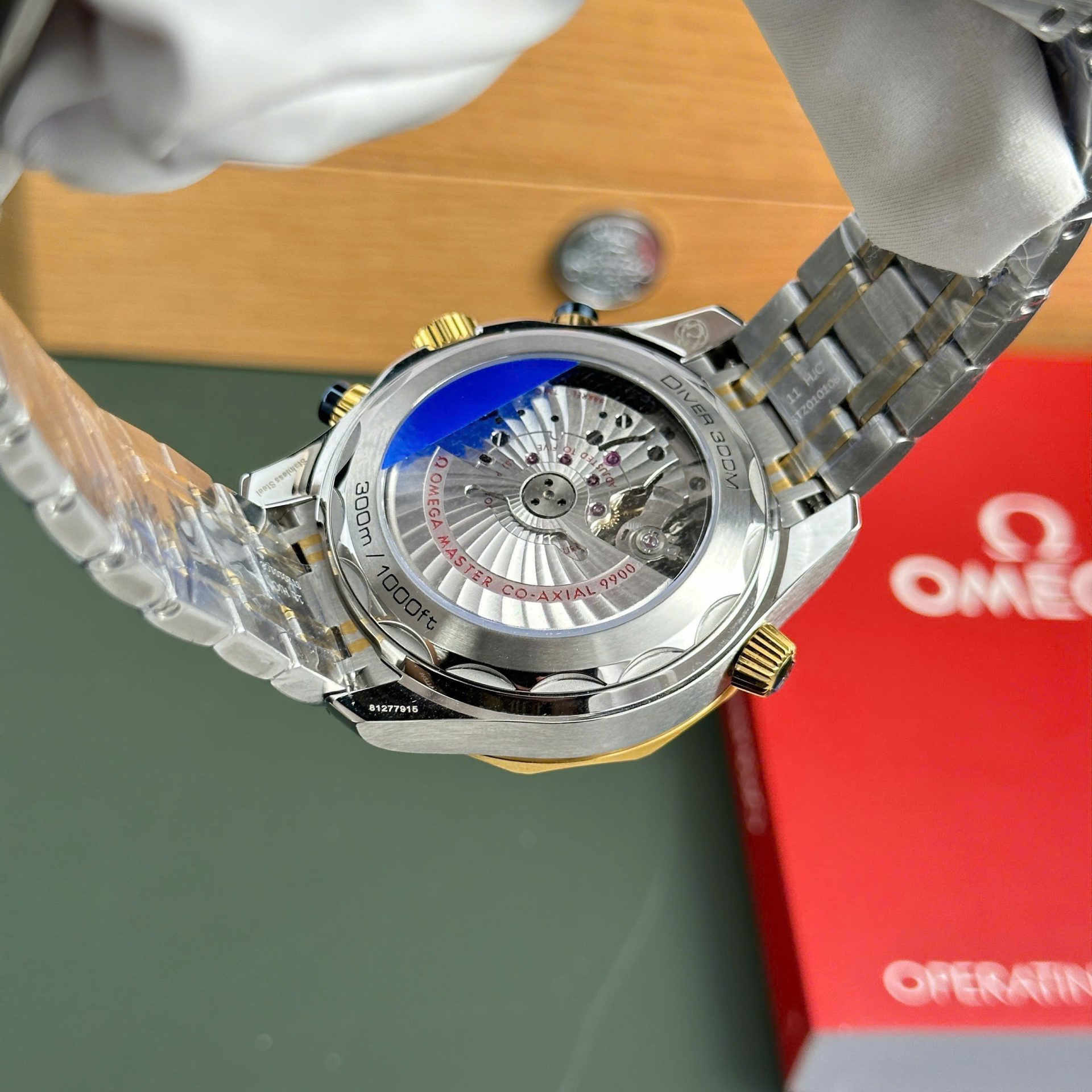 Omega Seamaster Diver 300M Chronograph Replica 11 Watch Dial Blue N1 Factory 44mm - Top club