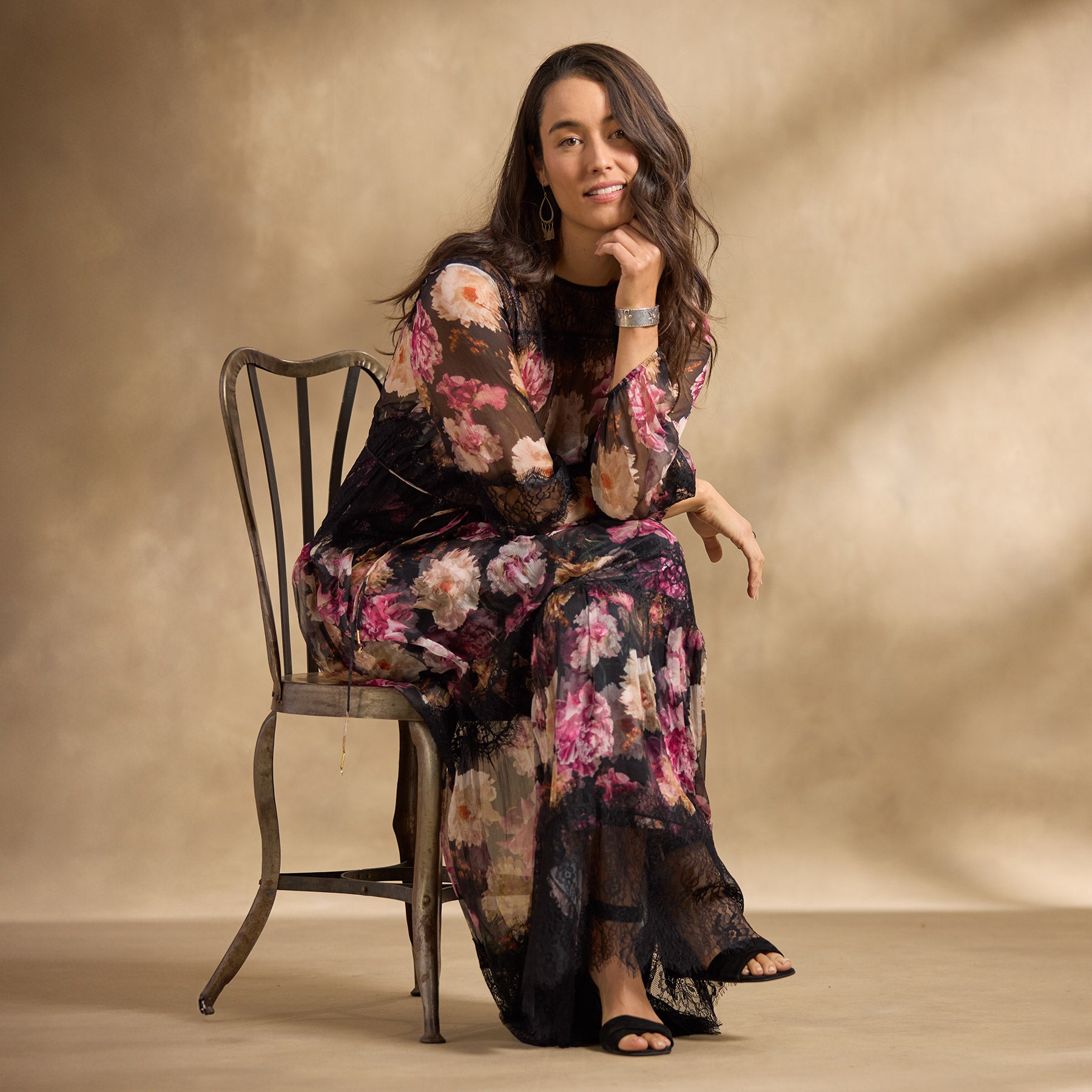 Flora Lace Maxi Dress - Sundance Clothing